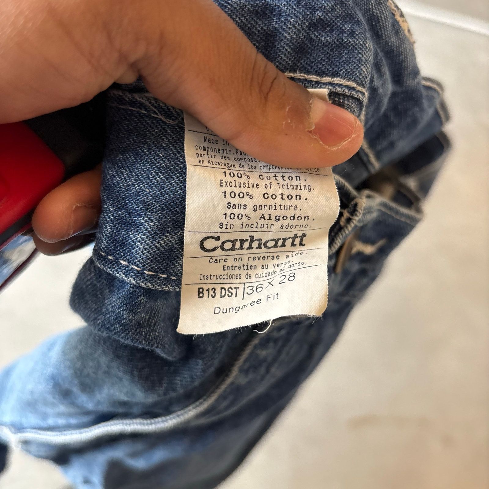 Carhartt vintage carhartt dungaree fit carpenter jeans Size US 36 / EU 52 - 5 Thumbnail
