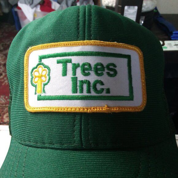 Vintage Vintage Trees Inc. Patch Snap Trucker Hat Cap Size ONE SIZE - 2 Thumbnail