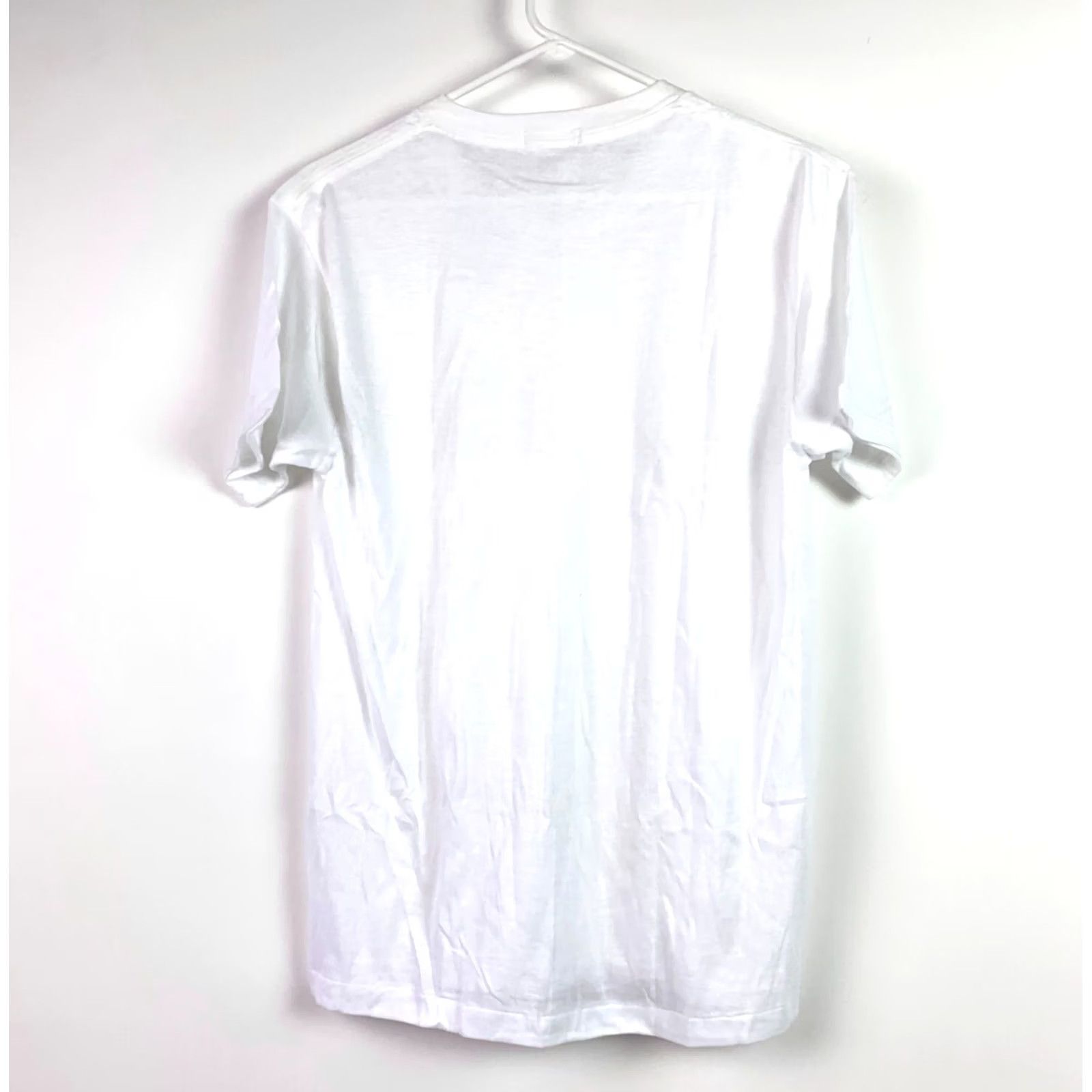 Vintage VINTAGE Munsingwear White Blank Dacron Cotton Tee T-Shirt Undershirt Mens Lg Tee Shirt Short Sleeve 1970s Mens Large White Cotton Blend Size US L / EU 52-54 / 3 - 6 Thumbnail