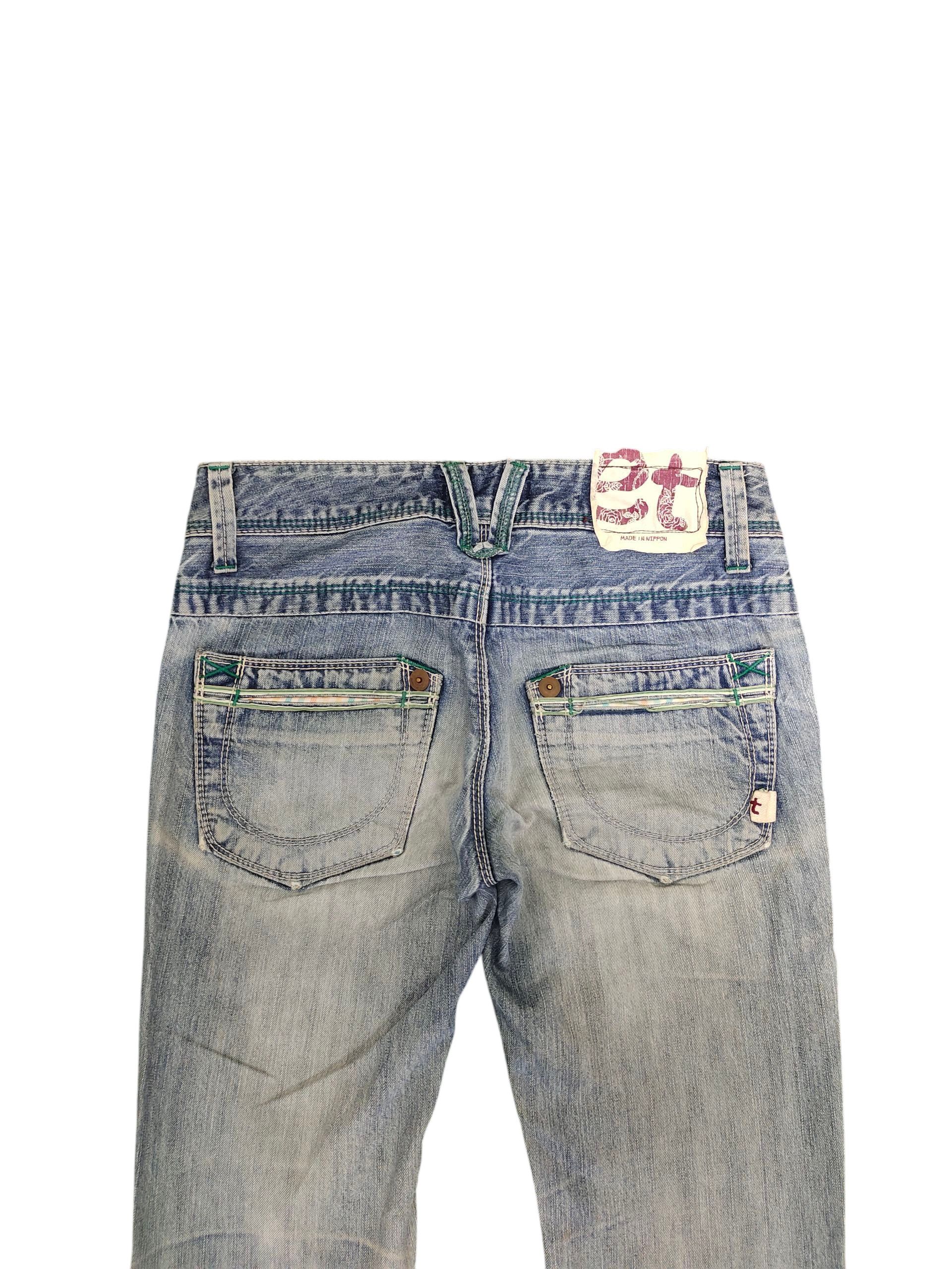 Comme des Garcons × Undercover Et Boite Japan Clawmark Distress Faded Denim Jeans Size US 28 / EU 44 - 9 Thumbnail