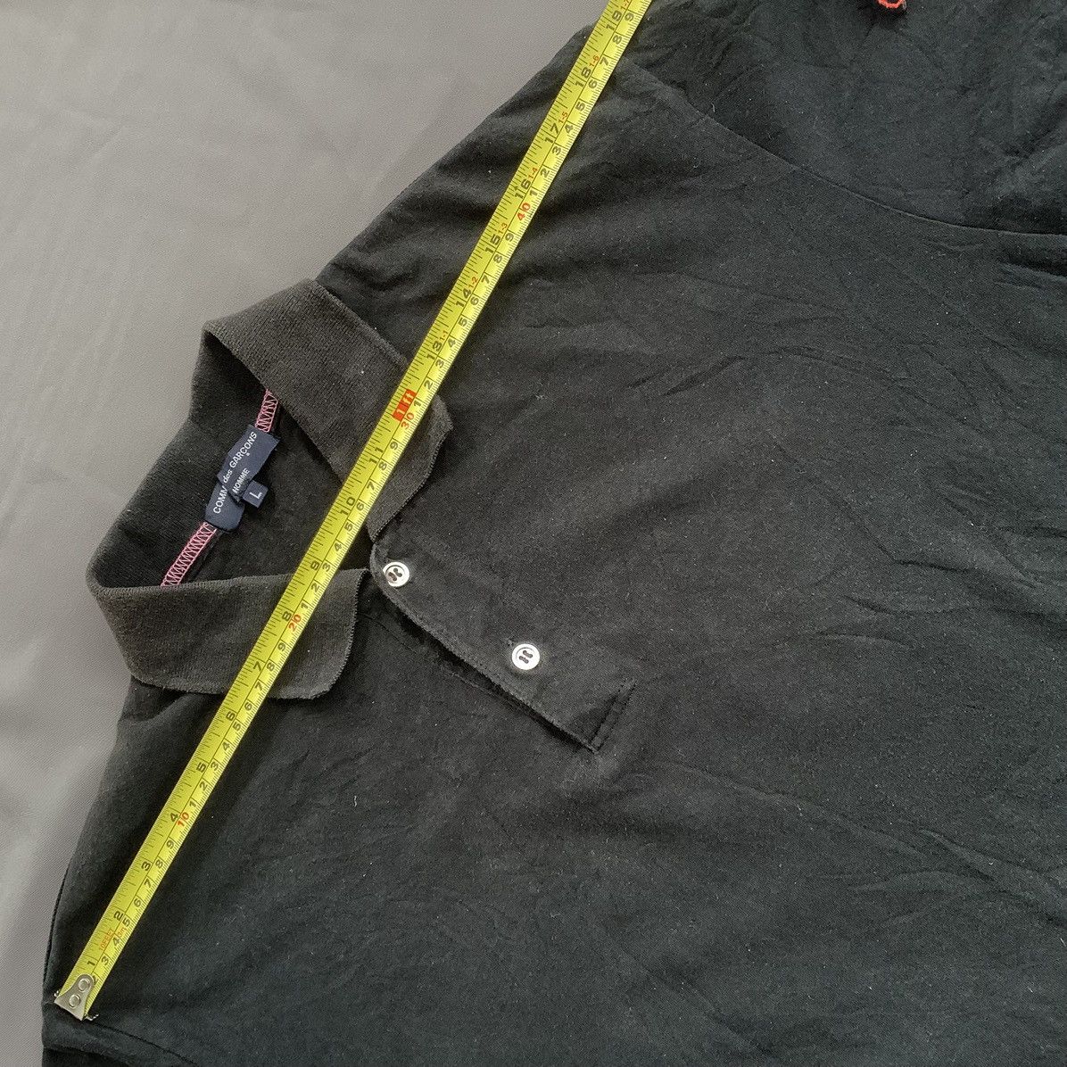 Comme des Garcons Vintage 2005 Plaid Polo Shirt Commes des Garcons Homme Size US L / EU 52-54 / 3 - 12 Thumbnail