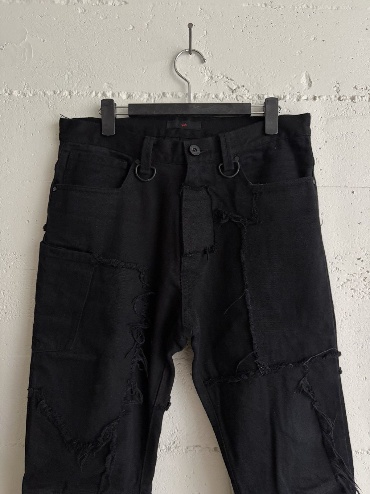 Undercover ANT/ANTI Bootcut Scrap Denim / Black Overdye Size US 31 - 4 Thumbnail
