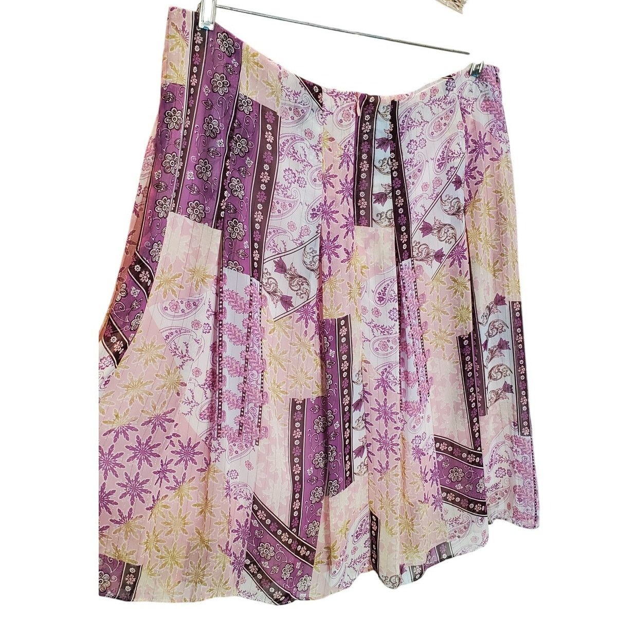 Other Barbara Garfield Pastel Pink Lined Skirt Size 16 Size 38" / US 16 / IT 52 - 2 Thumbnail