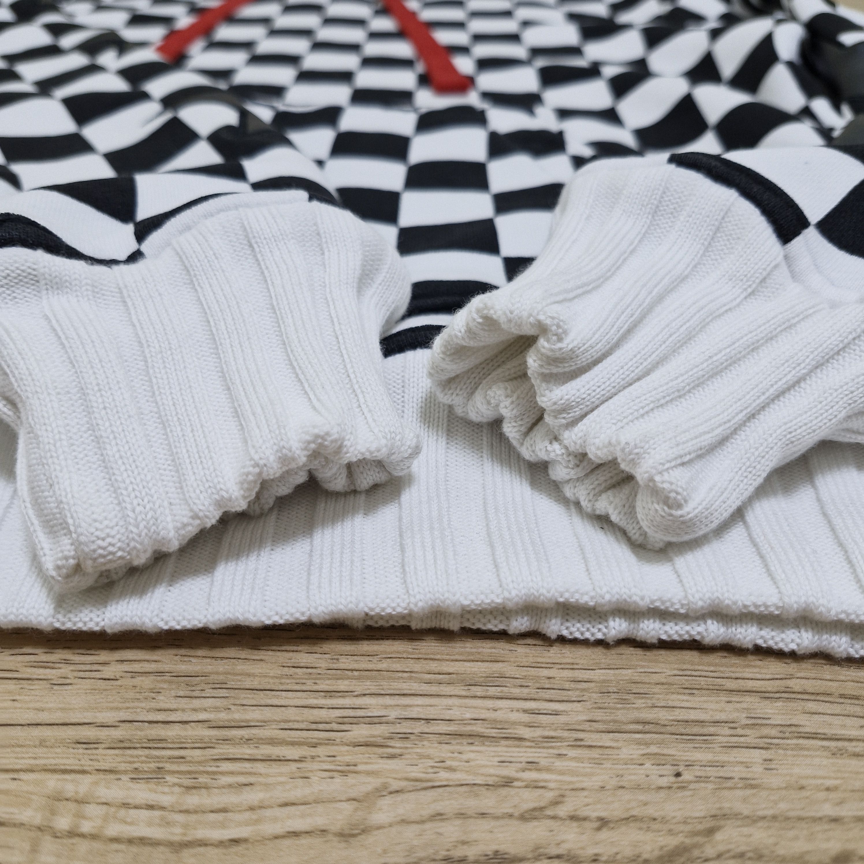 Amiri AMIRI Checkerboard Hoodie w/ Star Patches Size US XS / EU 42 / 0 - 4 Thumbnail