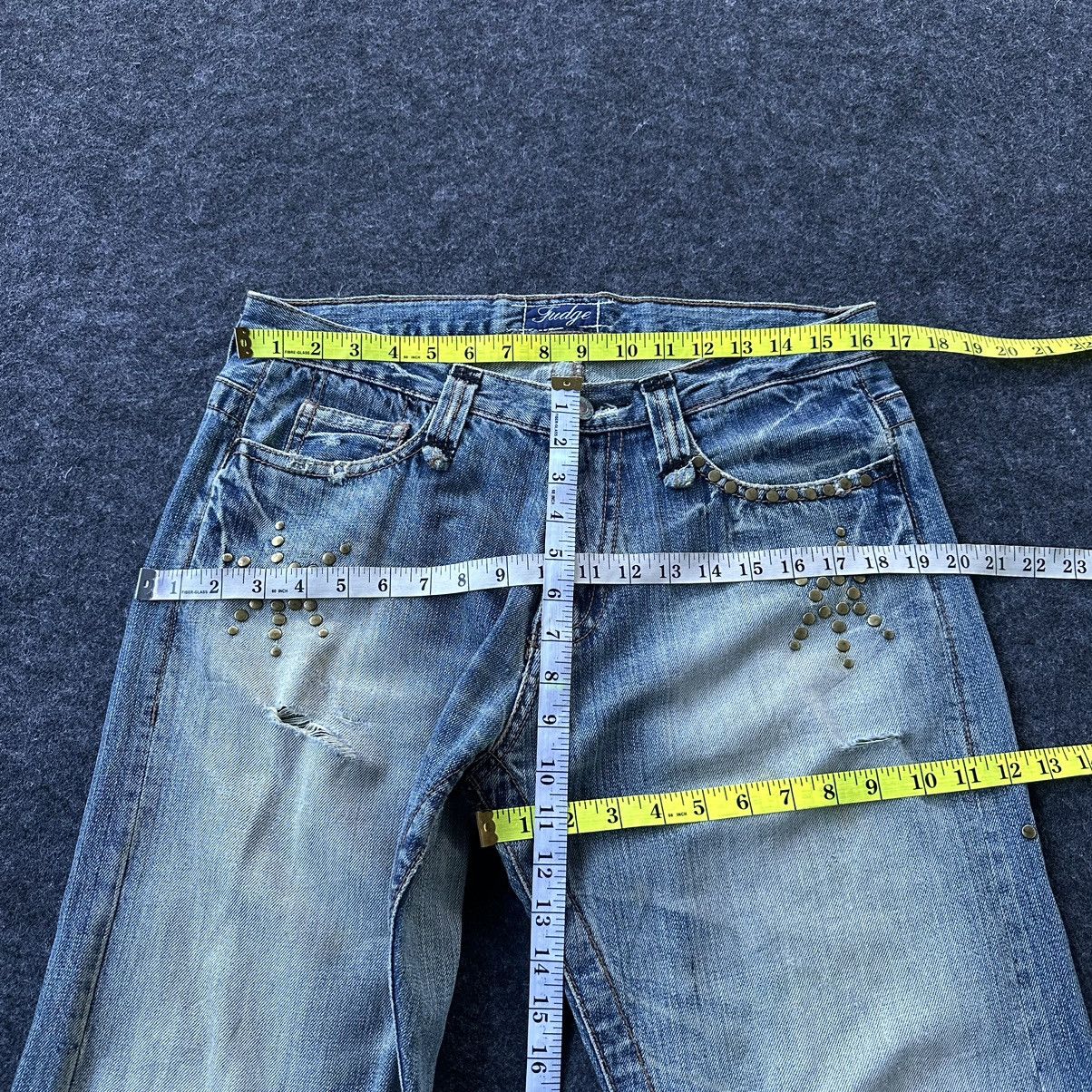 Japanese Brand Fudge Regular Distressed Denim W33 D653 Size US 33 - 5 Thumbnail