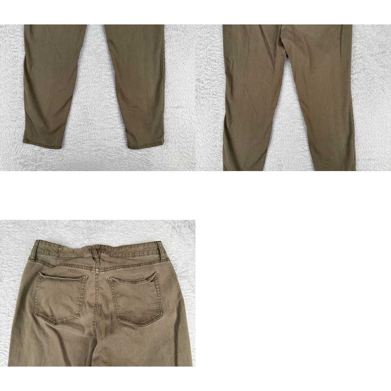 Jessica Simpson Jessica Simpson Jeans Women 8 Green Relaxed Skinny Crop Cotton Blend Mid 28x26 Size 30" / US 8 / IT 44 - 10 Thumbnail