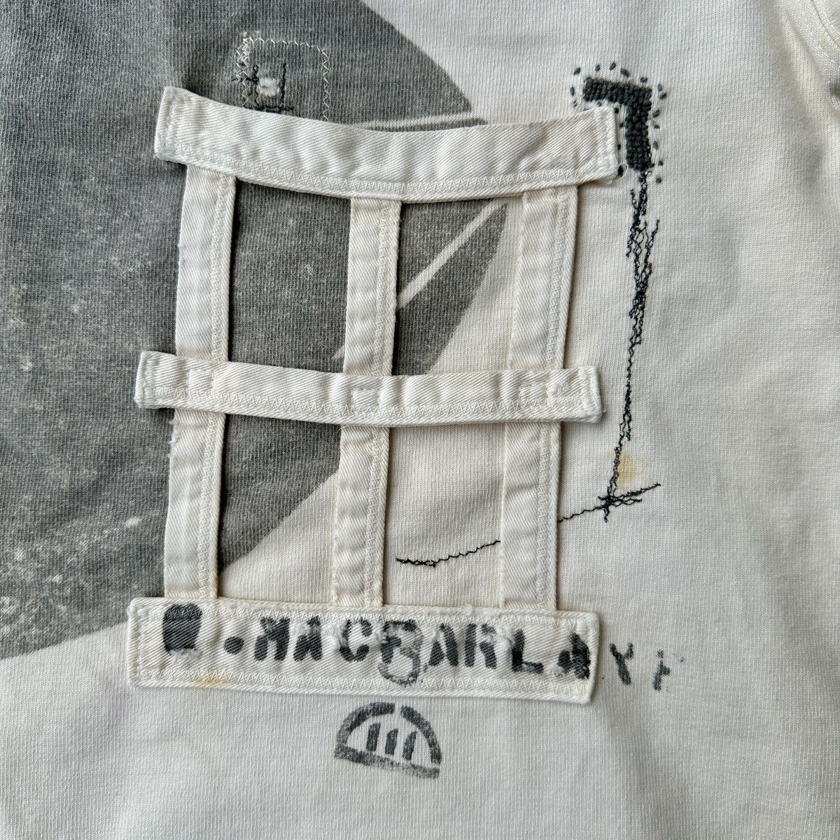 Kapital College Numbered Football Prisoner repairs distressed tee Size US L / EU 52-54 / 3 - 5 Thumbnail