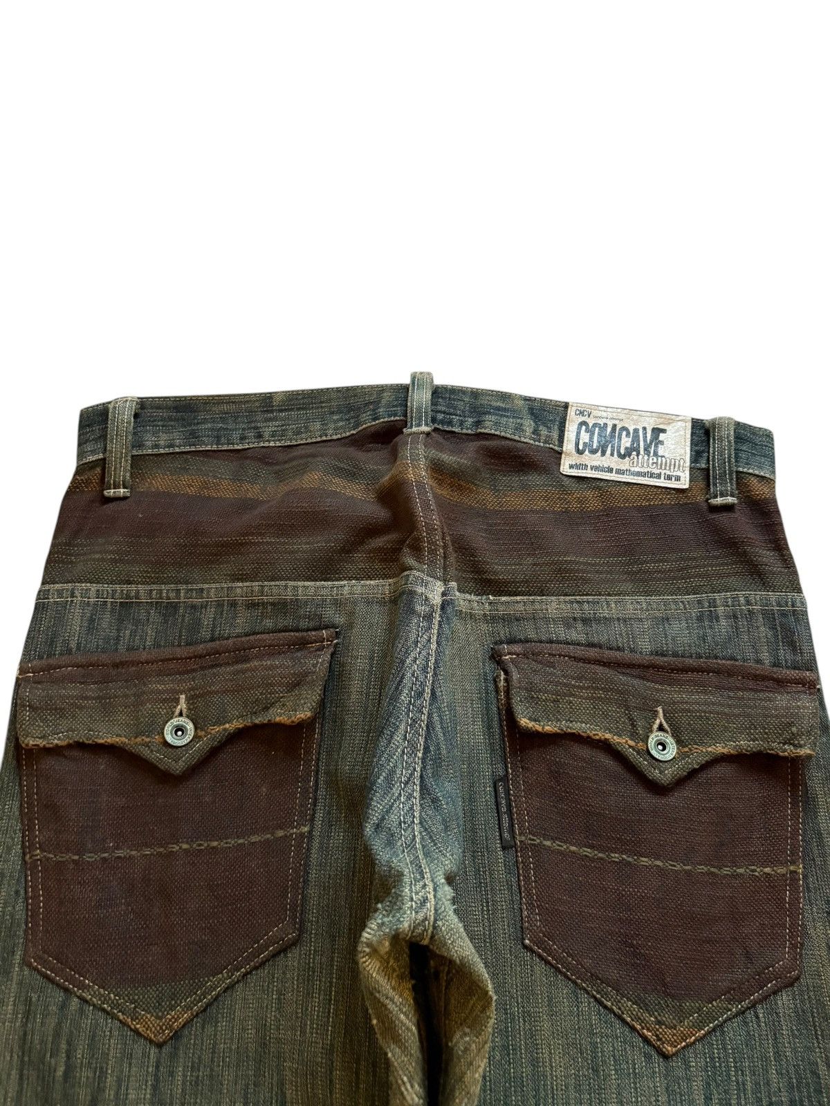 Japanese Brand Vintage Japanese Brand Rusty Mud Wash Loose Baggy Jeans Size US 34 / EU 50 - 8 Thumbnail