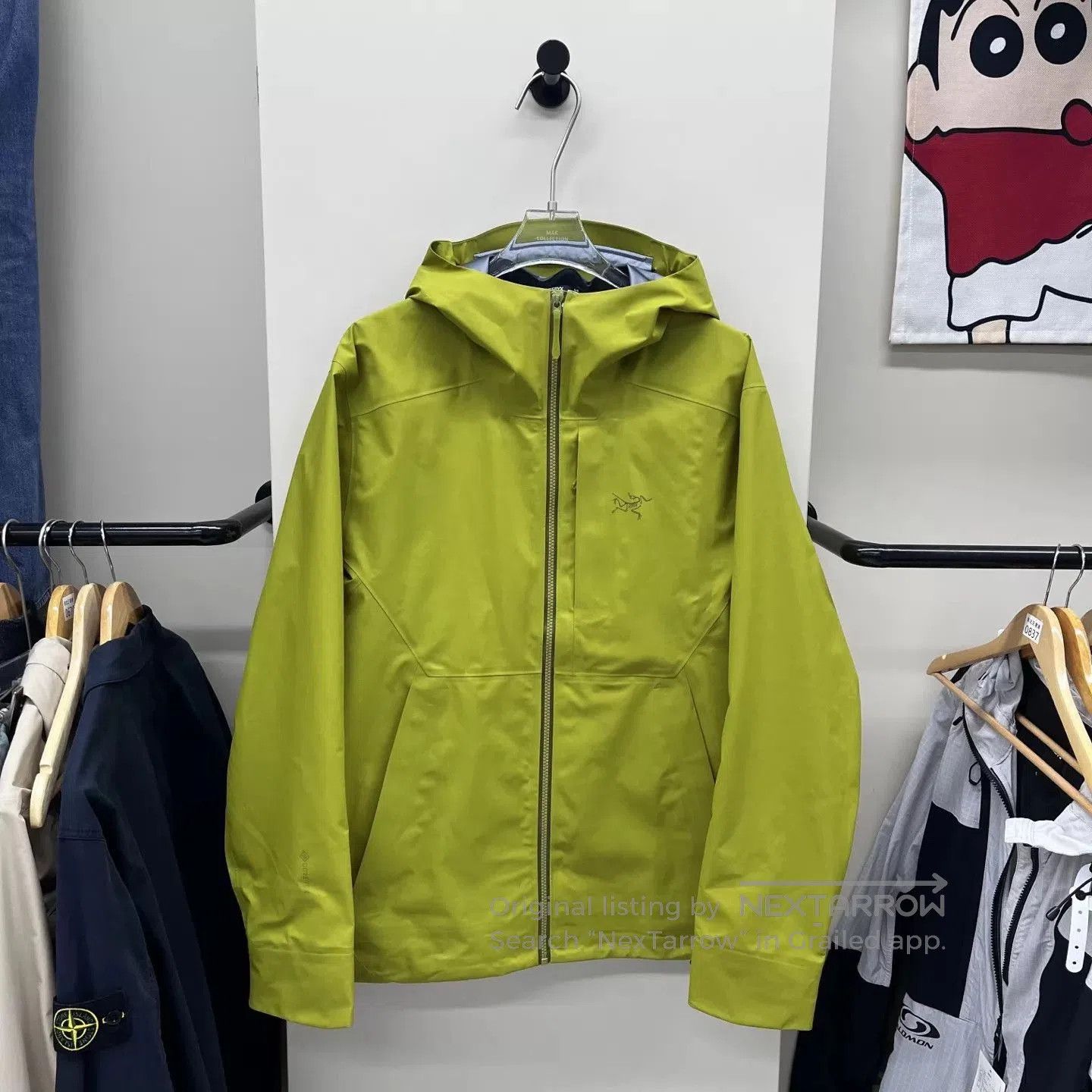 Arc'teryx Green Hooded Light Jacket - Size L. Size US L / EU 52-54 / 3 - 3 Thumbnail