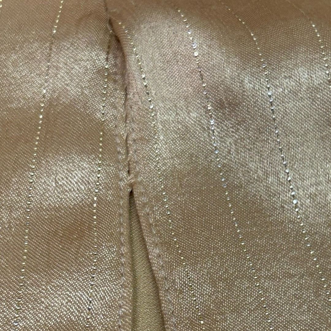 Other Vintage ILGWU Gold Metallic Long-Sleeve Dress - Size 9 Size M / US 6-8 / IT 42-44 - 5 Thumbnail