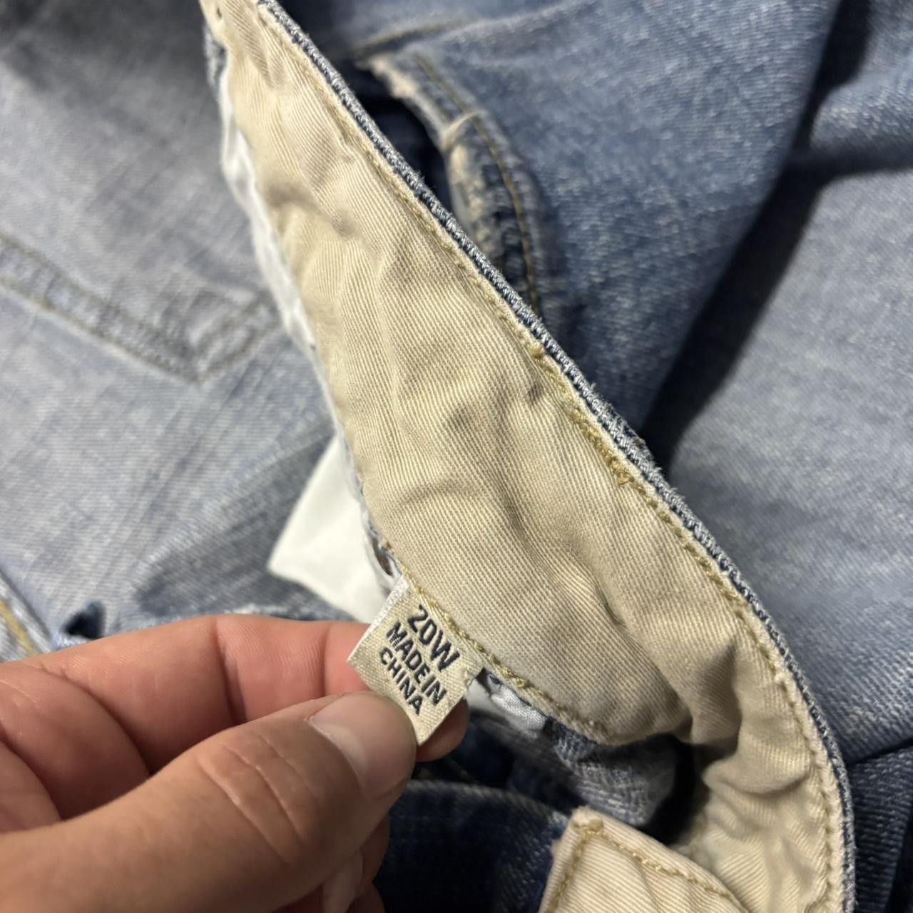 Japanese Brand × Vintage Crazy Vintage Y2K/2000s Baggy Skater Style Denim Jeans! Size US 40 / EU 56 - 7 Thumbnail