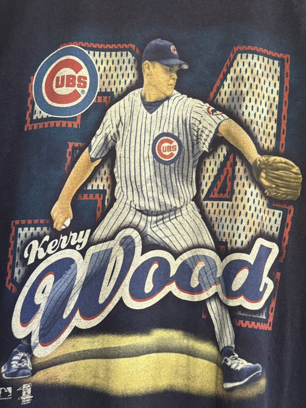 MLB × NFL × Vintage Vintage 90s Kenny Woods MLB Pro Player Sun Faded Tee Size US XL / EU 56 / 4 - 2 Thumbnail