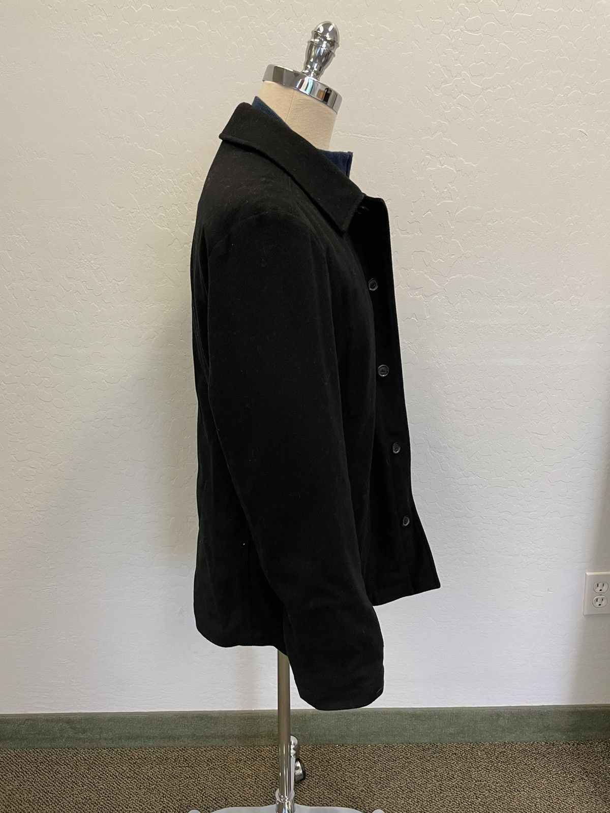 Hugo Boss Melton Wool & Cashmere Chess Jacket Size US M / EU 48-50 / 2 - 4 Thumbnail