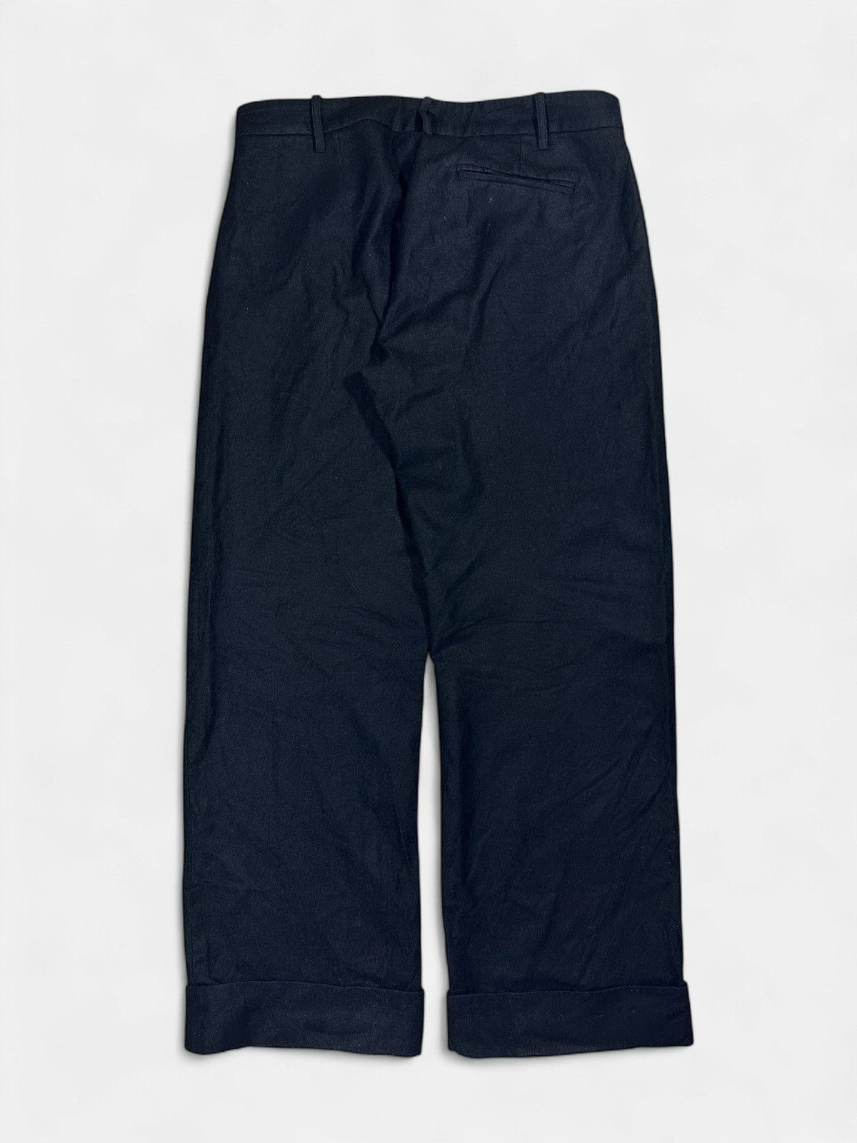 Ann Demeulemeester Ann Demeulemeester - Casual Black Trousers Size US 38 / EU 54 - 2 Thumbnail