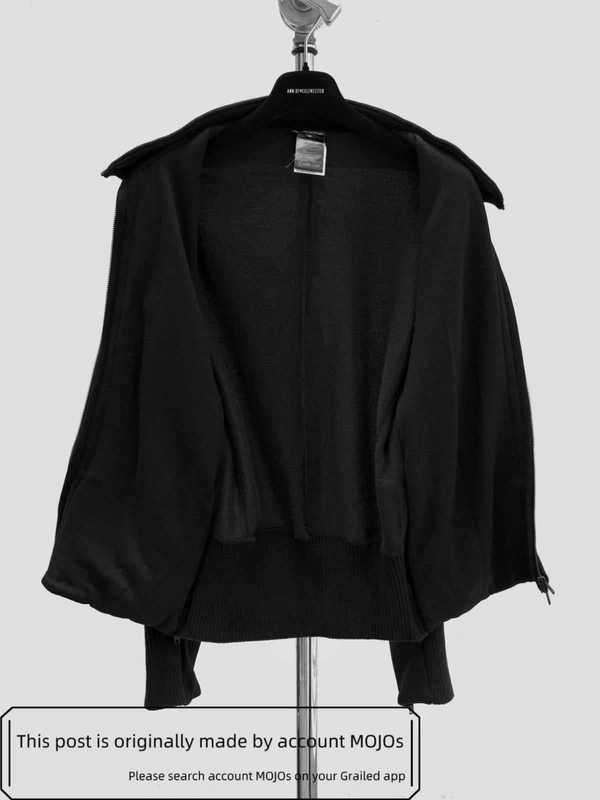 Ann Demeulemeester Sz M Ann Demeulemeester High Collar Zips Jacket mojos1145 Size US M / EU 48-50 / 2 - 3 Thumbnail