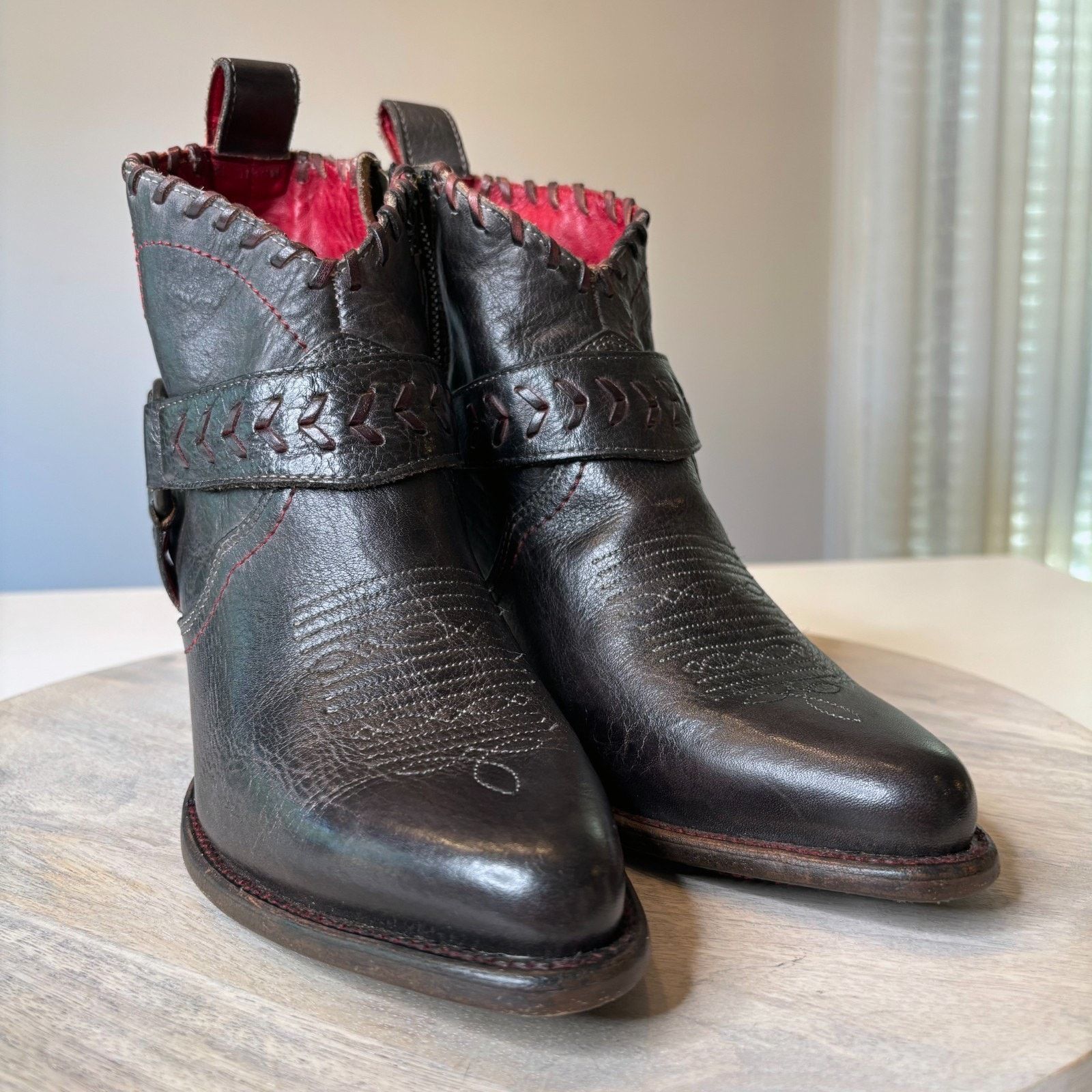 Bed Stu NEW Bed Stu Tania Black Ankle Boots 8.5 Women’s Handmade Size US 8.5 / IT 38.5 - 6 Thumbnail