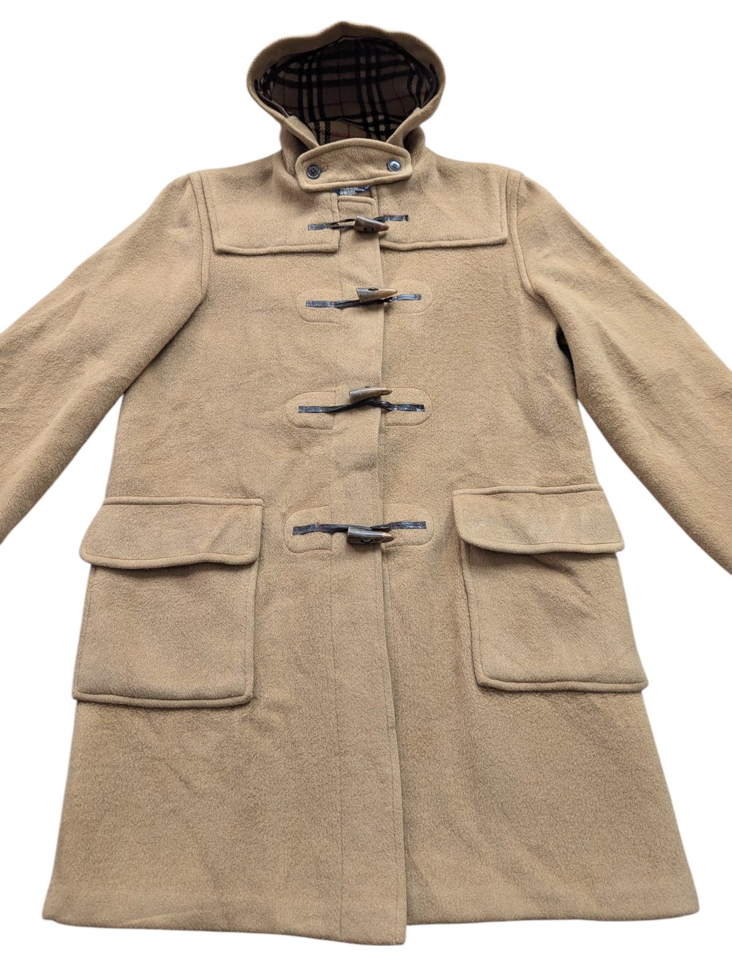 Burberry Authentic Burberry Wool Duffle Coat Hoodie Size US M / EU 48-50 / 2 - 5 Thumbnail