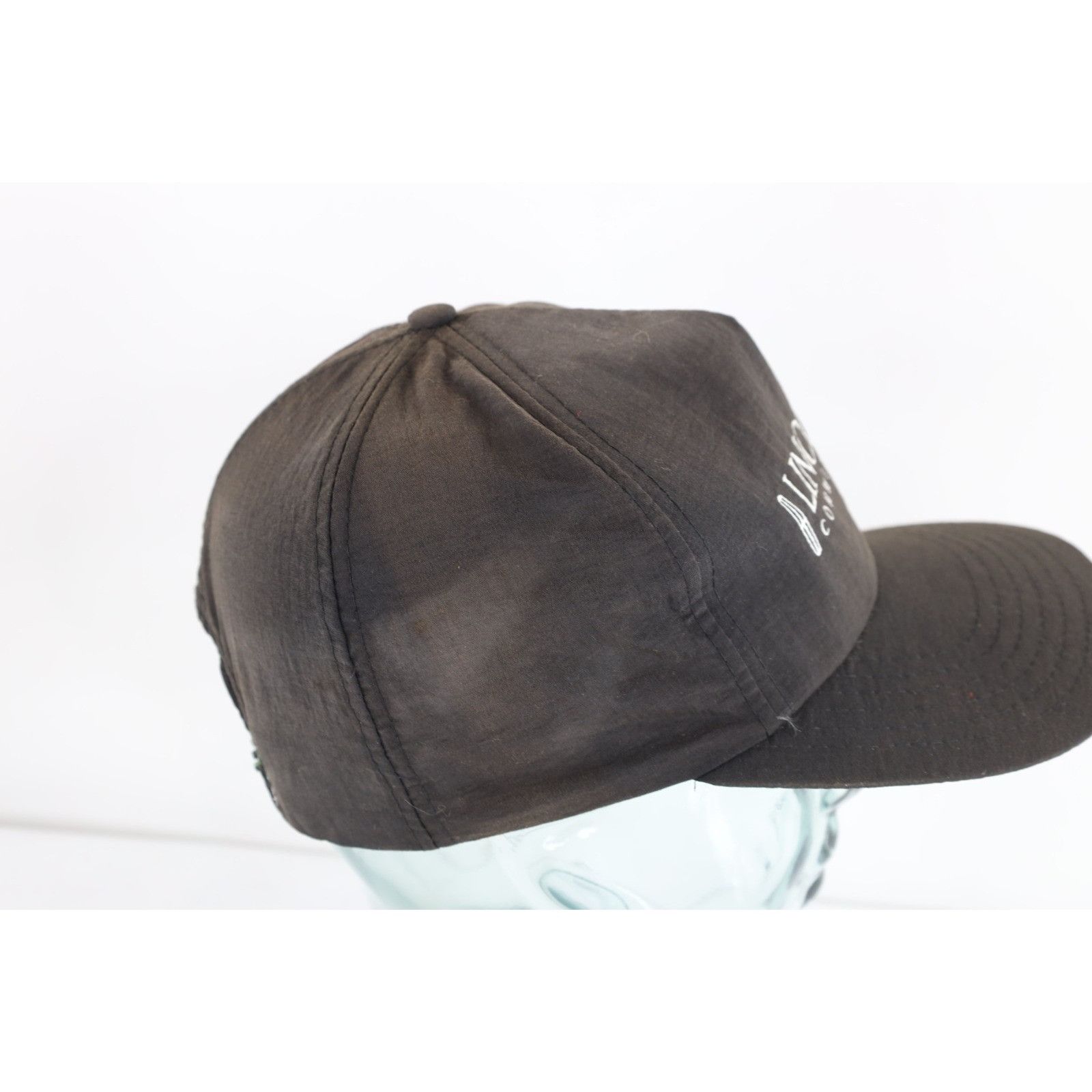 Vintage Vintage 80s 90s Spell Out Lincoln Car Sun Faded Snapback Hat Size ONE SIZE - 7 Thumbnail