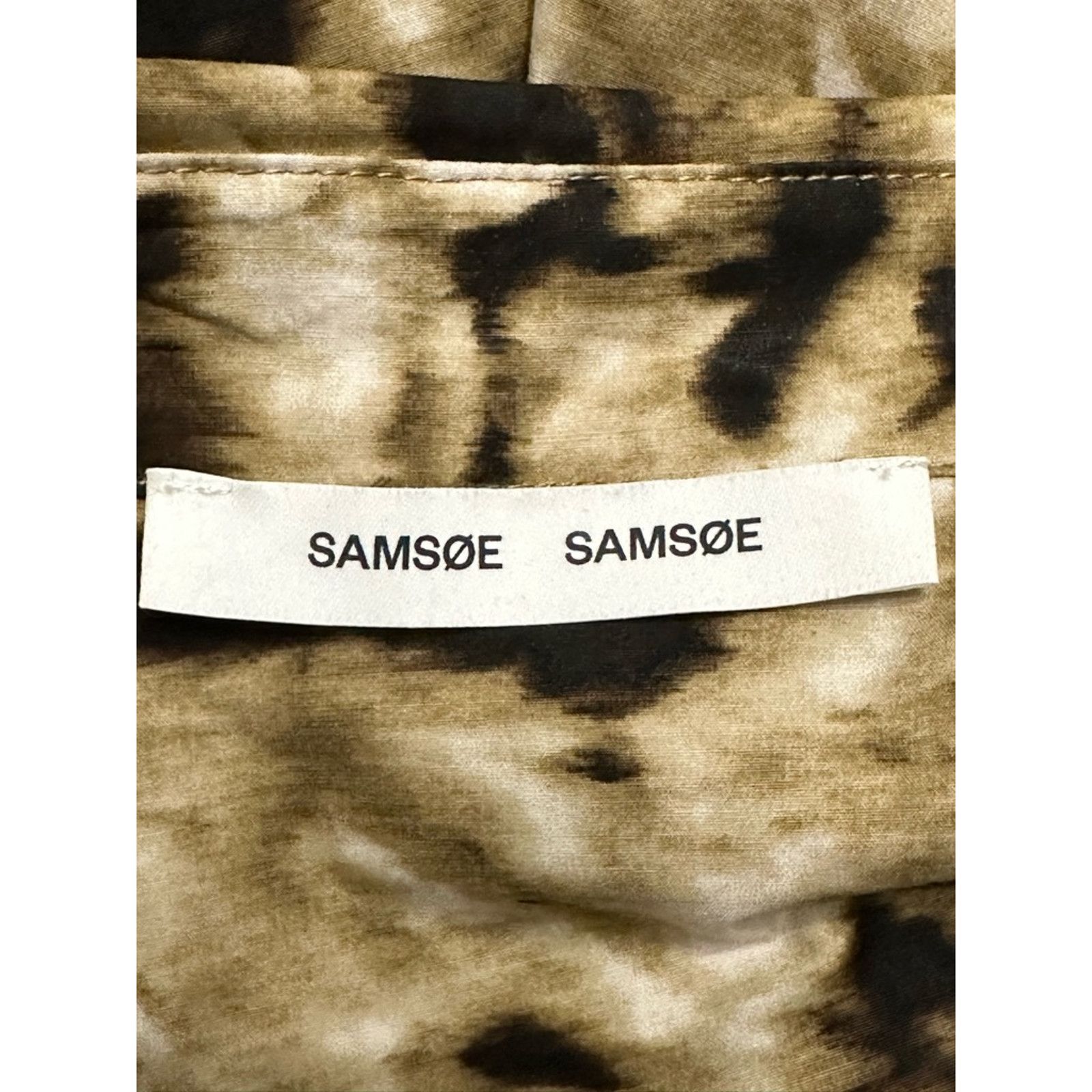 Samsoe Samsoe Samsoe Button-Up Shirt Chest Pockets Camo Multicolor S NWOT Size S / US 4 / IT 40 - 8 Thumbnail