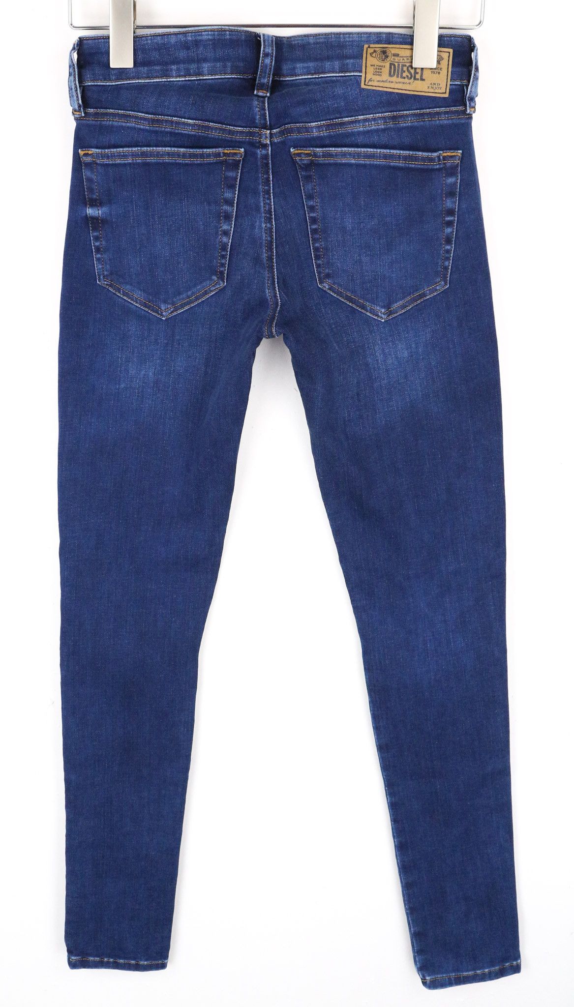 Diesel SLANDY-LOW R98AJ W25/L32 Blue Stretch Jeans 70629 Size 25" / US 0 / IT 36 - 2 Thumbnail