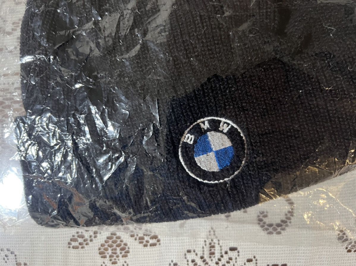 BMW × Kith Kith for BMW Rondel Classic Beanie Black Cuffed Acrylic Hat Size ONE SIZE - 6 Thumbnail