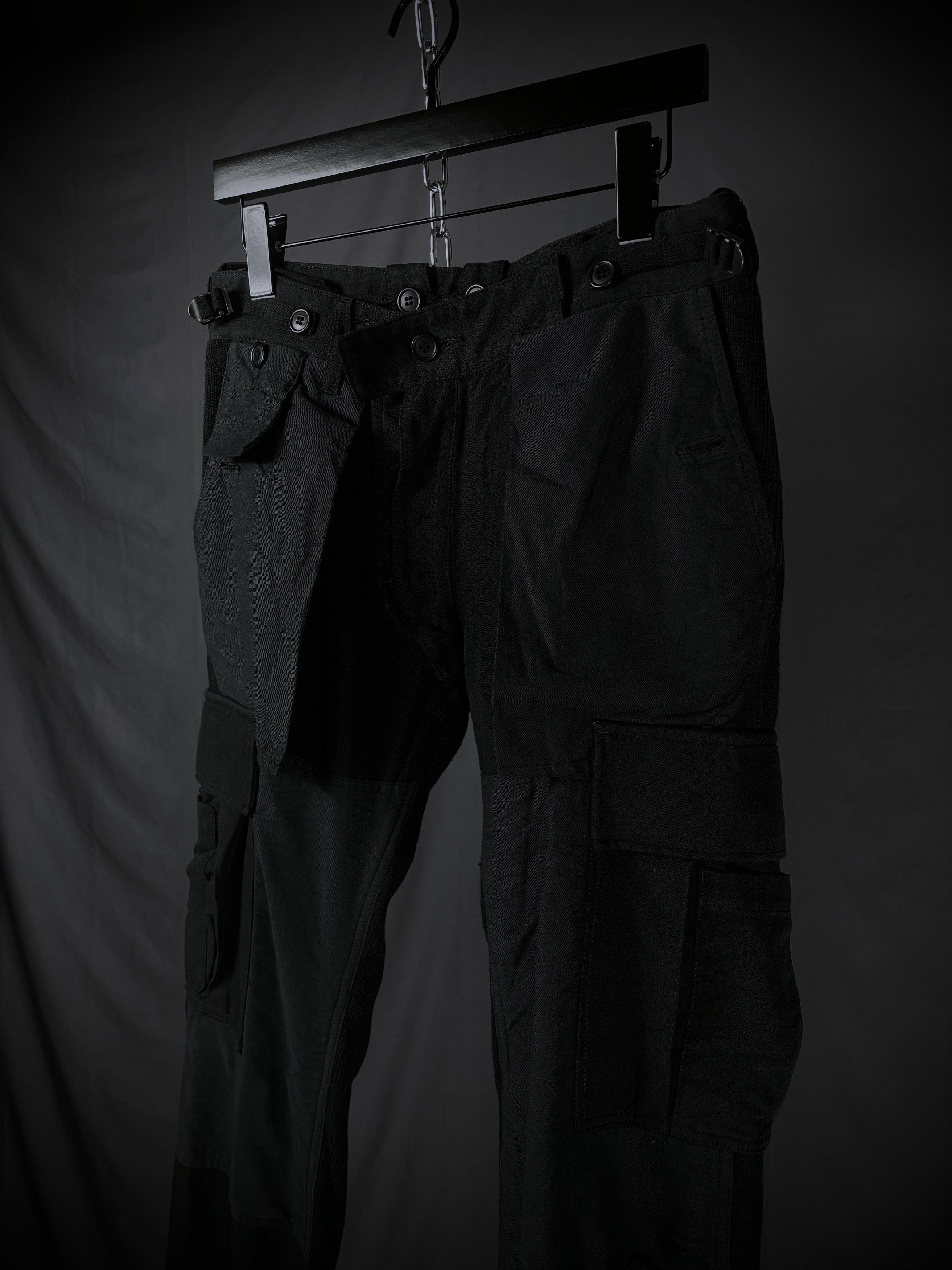Maison MIHARA YASUHIRO Miharayasuhiro 3D Hybrid Cargo Pants – 2000s Size US 30 / EU 46 - 5 Thumbnail