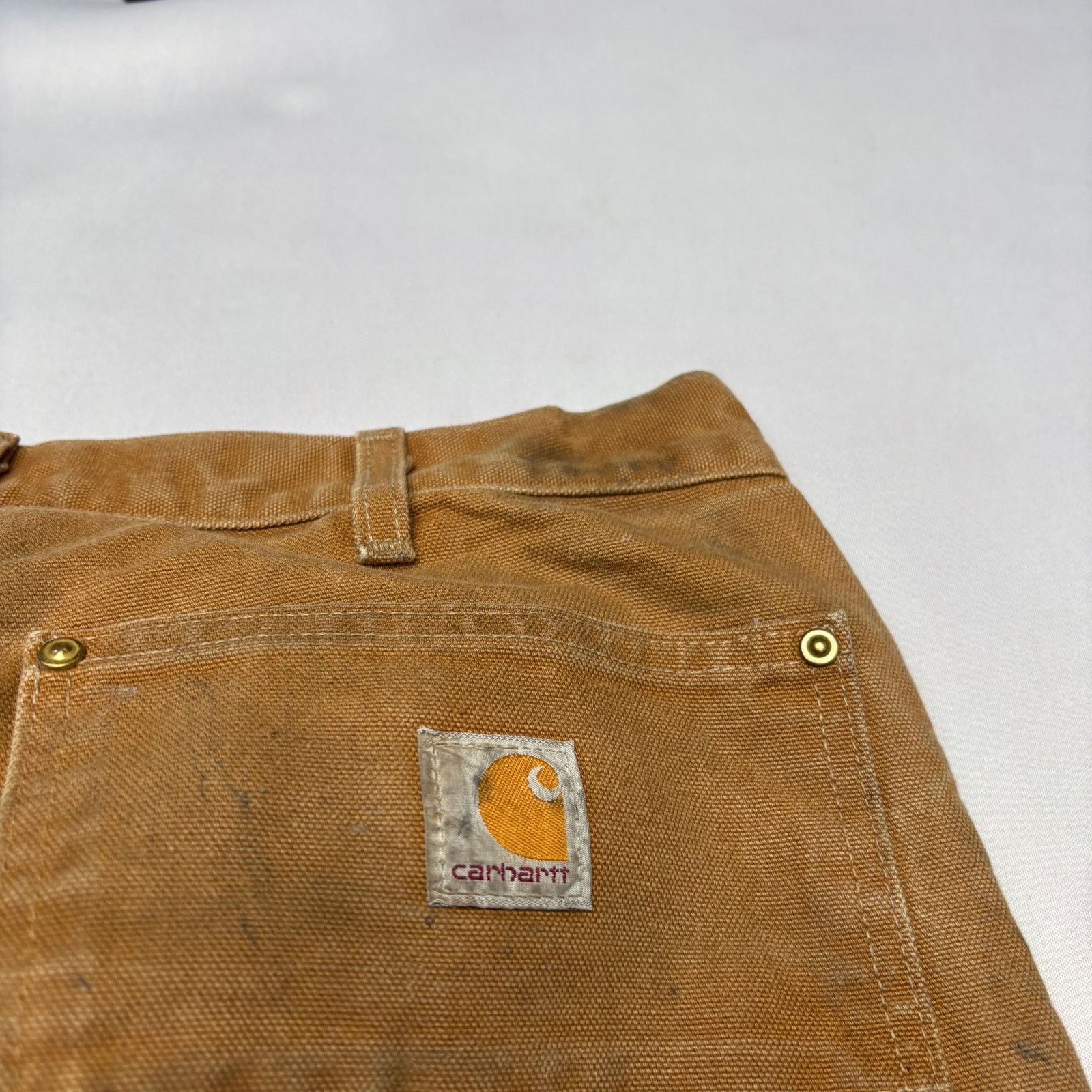 Carhartt Carhartt Iconic B01 Firm Duck Double Front Dungaree Pants 30 Size US 30 / EU 46 - 4 Thumbnail