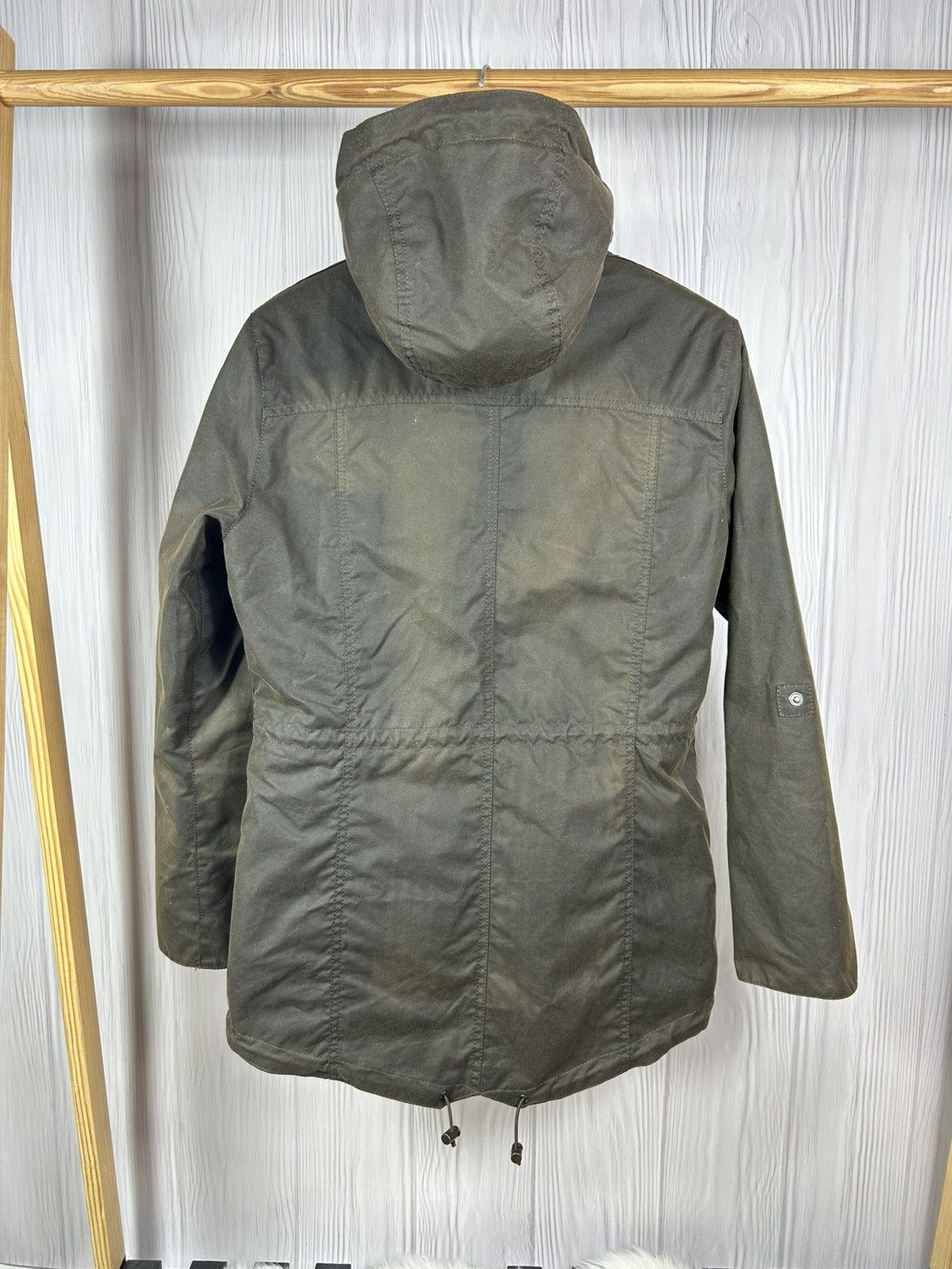 Barbour Barbour Winter Force Waxed Parka Jacket Size 10 Size M / US 6-8 / IT 42-44 - 8 Thumbnail
