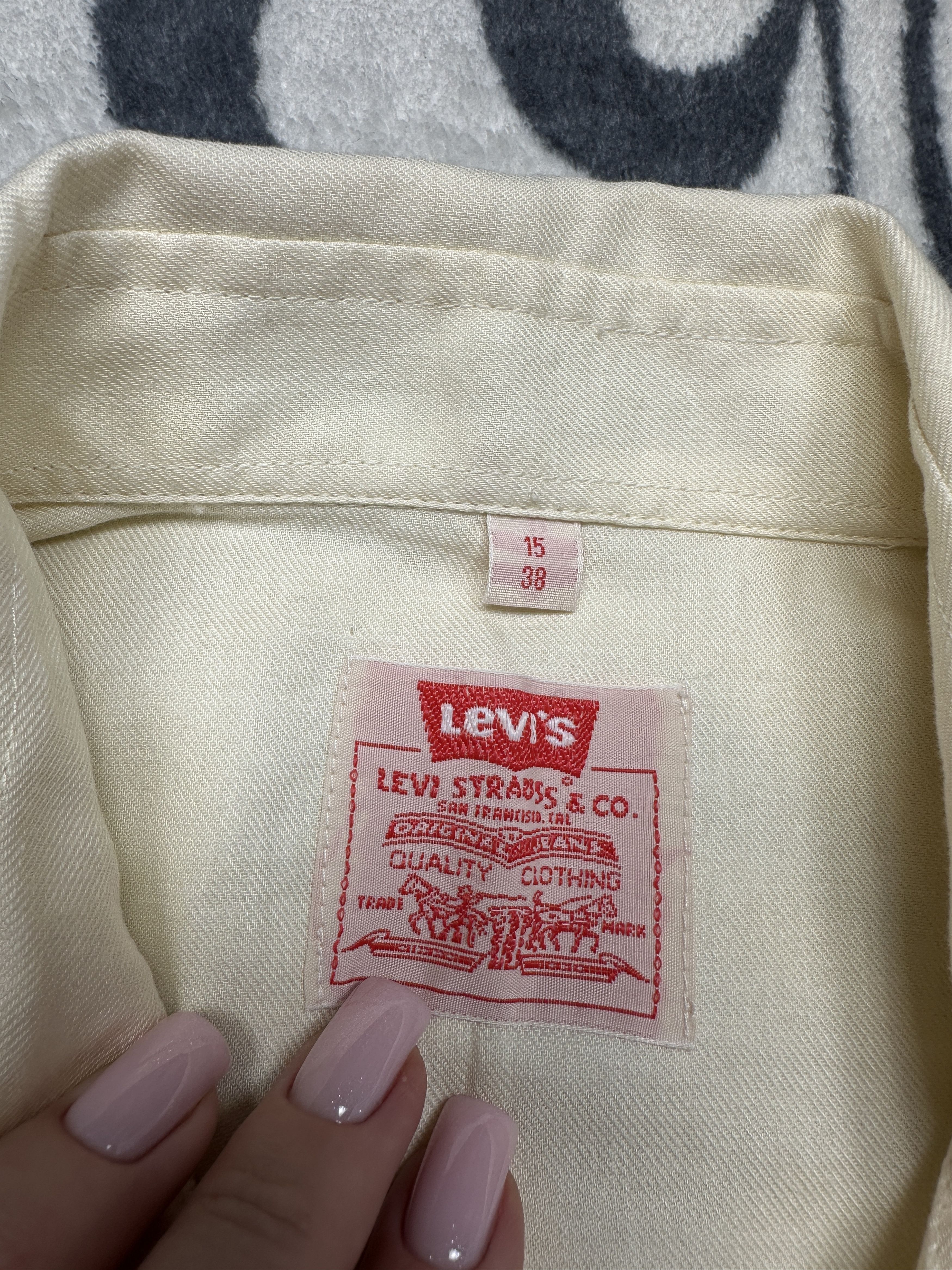Levi's Levi's Vintage 1981 Mens Long Sleeve Shirt Size US M / EU 48-50 / 2 - 4 Thumbnail