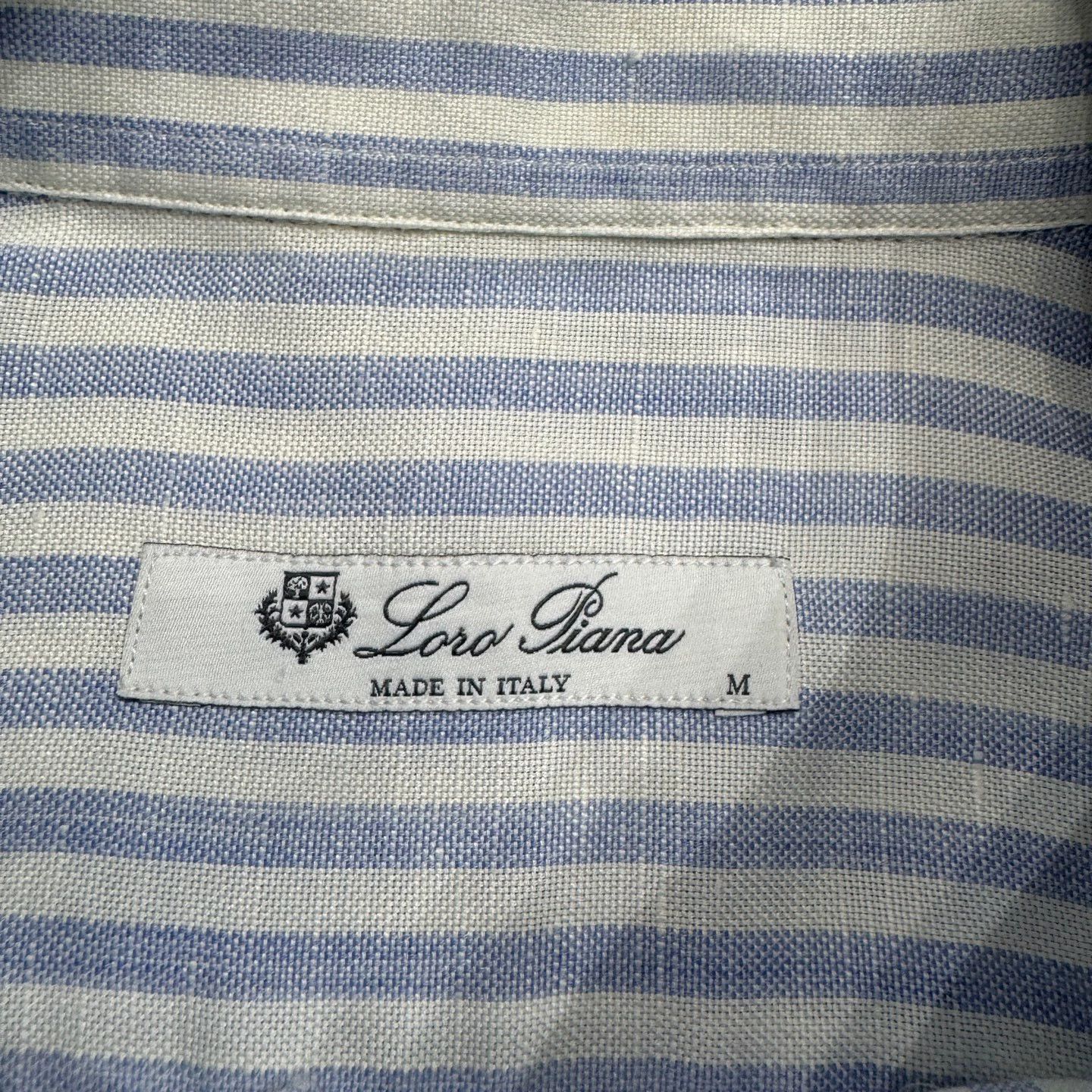 Loro Piana Loro Piana Striped Linen Shirt M Size US M / EU 48-50 / 2 - 2 Thumbnail