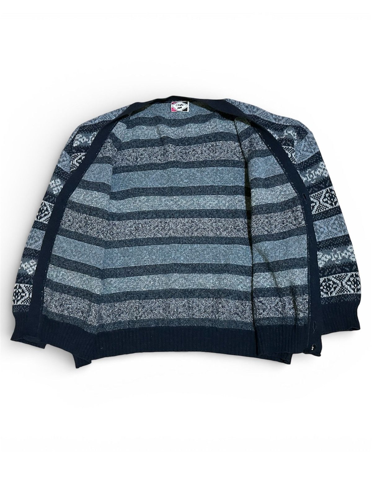 Japanese Brand Vintage 1960s Campus Fuzzy Mohair Wool CardiganSize L/XL Size US L / EU 52-54 / 3 - 2 Thumbnail