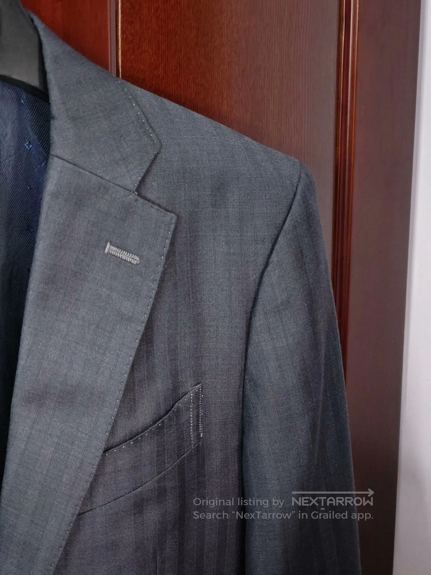 Ermenegildo Zegna Italian Zegna Wool Blend Custom Suit. Size US S / EU 44-46 / 1 - 2 Thumbnail