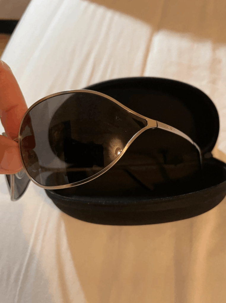 Prada × Vintage PRADA Sunglasses Rimless Sport Metal Frame Shield Wrap Size ONE SIZE - 5 Thumbnail