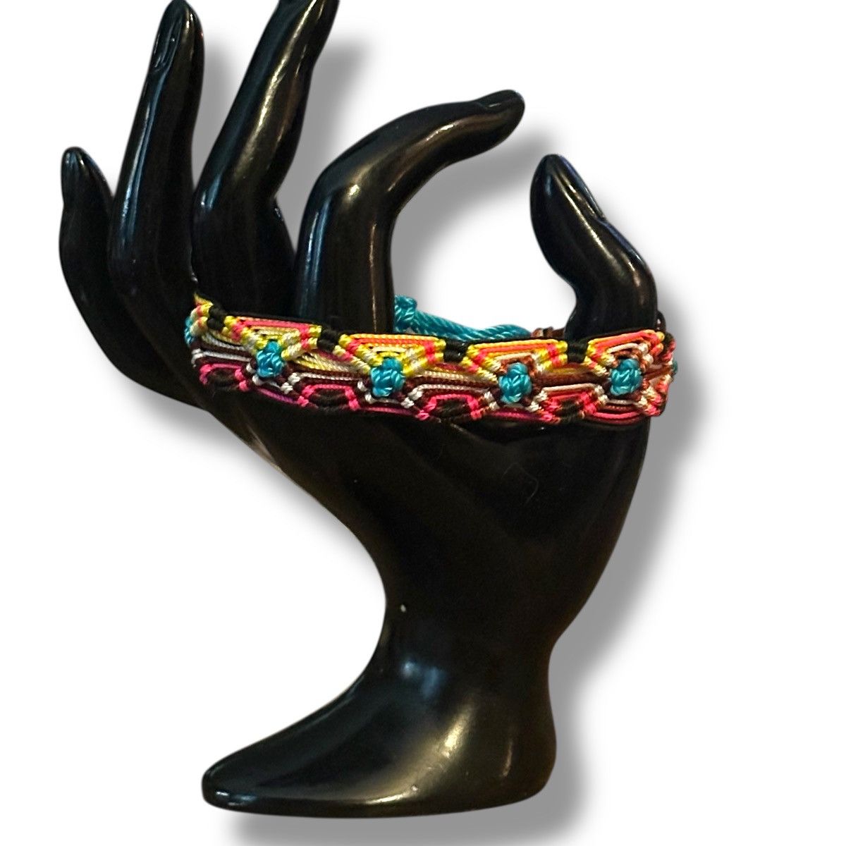 Other Multicolor boho woven adjustable bracelet Size ONE SIZE - 2 Thumbnail