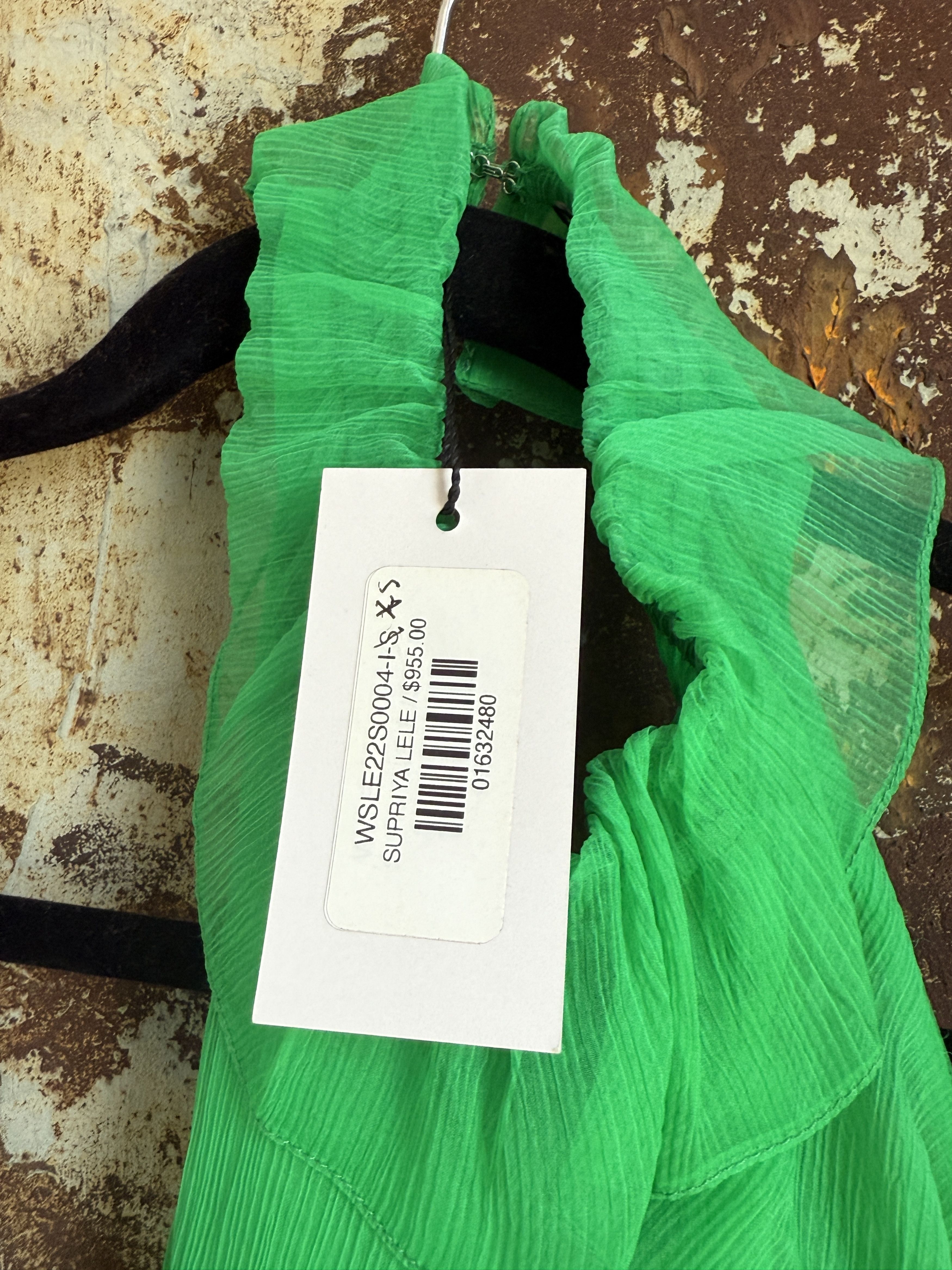 Other $955 NWT 100% SILK SUPRIYA LELE DRAPED CIRCLE DRESS Size XS / US 0-2 / IT 36-38 - 9 Thumbnail