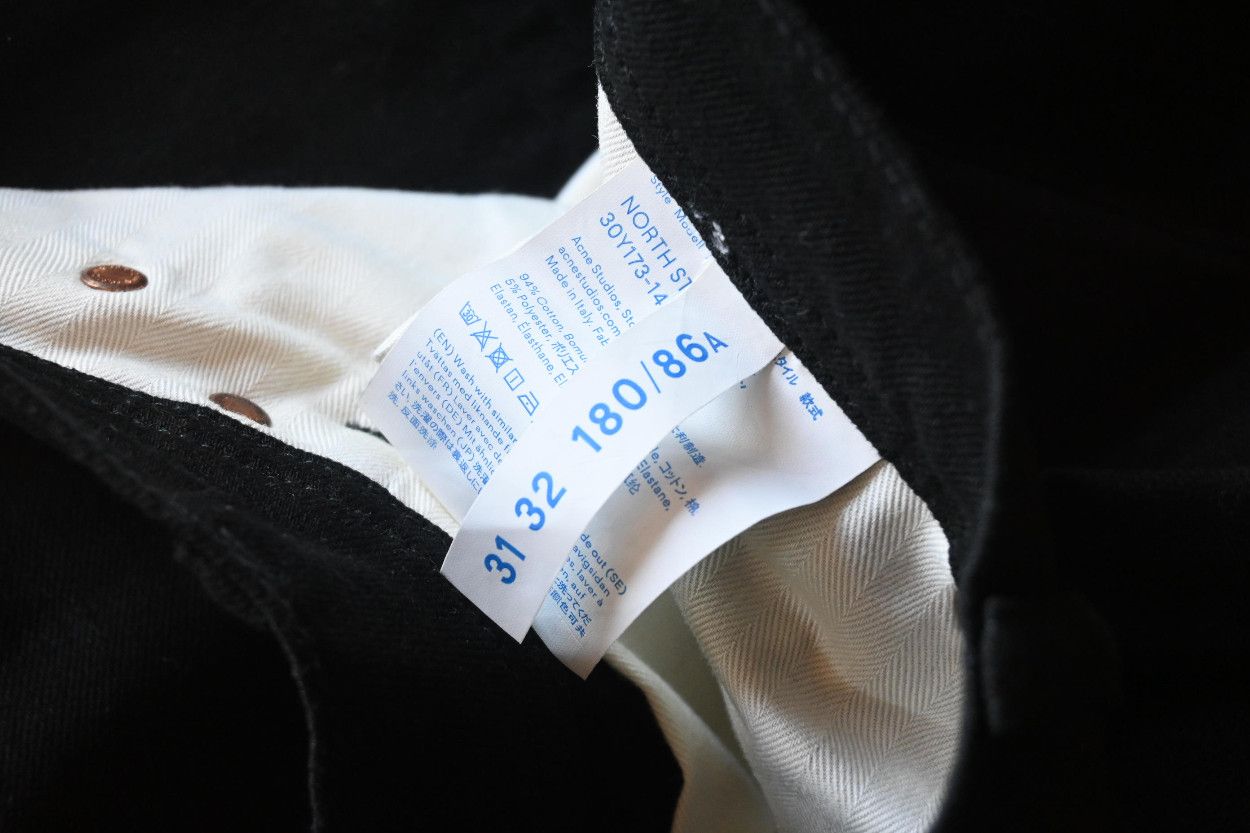 Other Acne Studios Slim Black Jeans Size 31x32 Size US 31 - 3 Thumbnail