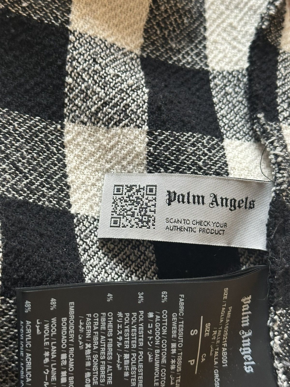 Palm Angels Palm Angels wool shirt Size US S / EU 44-46 / 1 - 9 Thumbnail