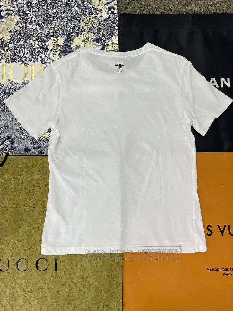 Dior Dior Black and white colour-matched floral five-pointed st Size M / US 6-8 / IT 42-44 - 3 Thumbnail