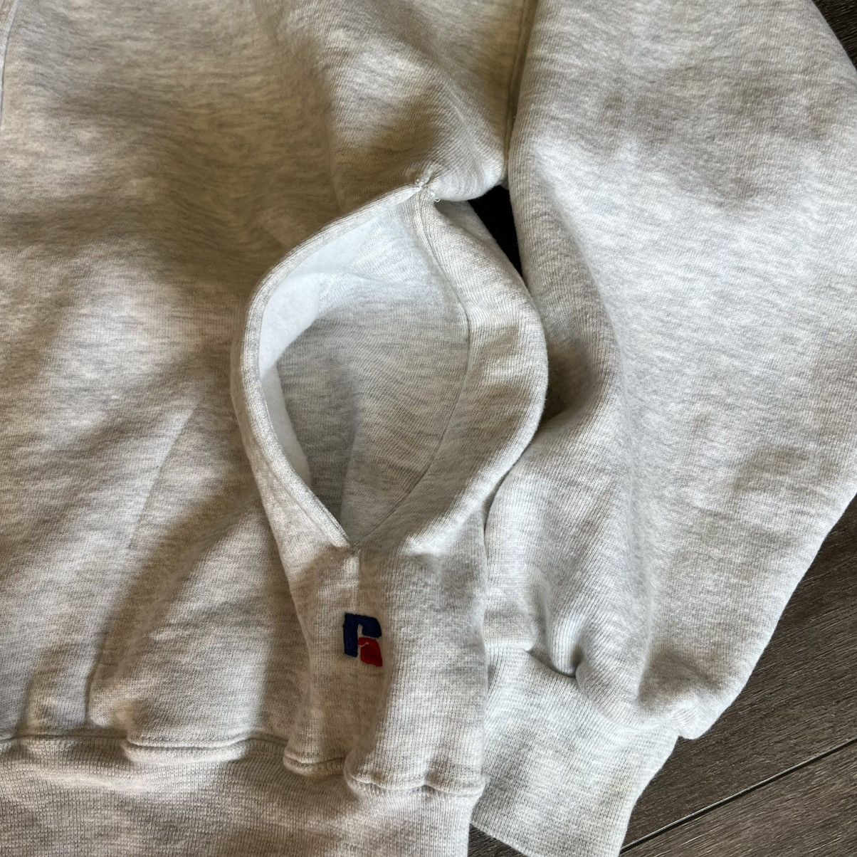 Russell Athletic Vintage 90s Russell Athletic Grey Button Cardigan Sweatshirt Size US XL / EU 56 / 4 - 7 Thumbnail