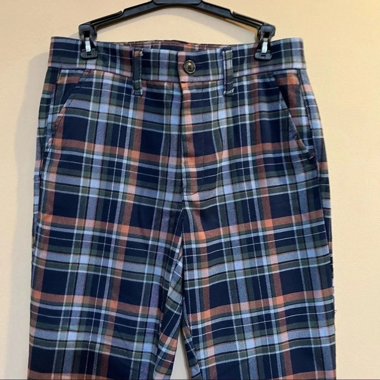 American Eagle Outfitters American Eagle Super High Rise Skinny Trousers Sz 6 Plaid Size 28" / US 6 / IT 42 - 2 Thumbnail