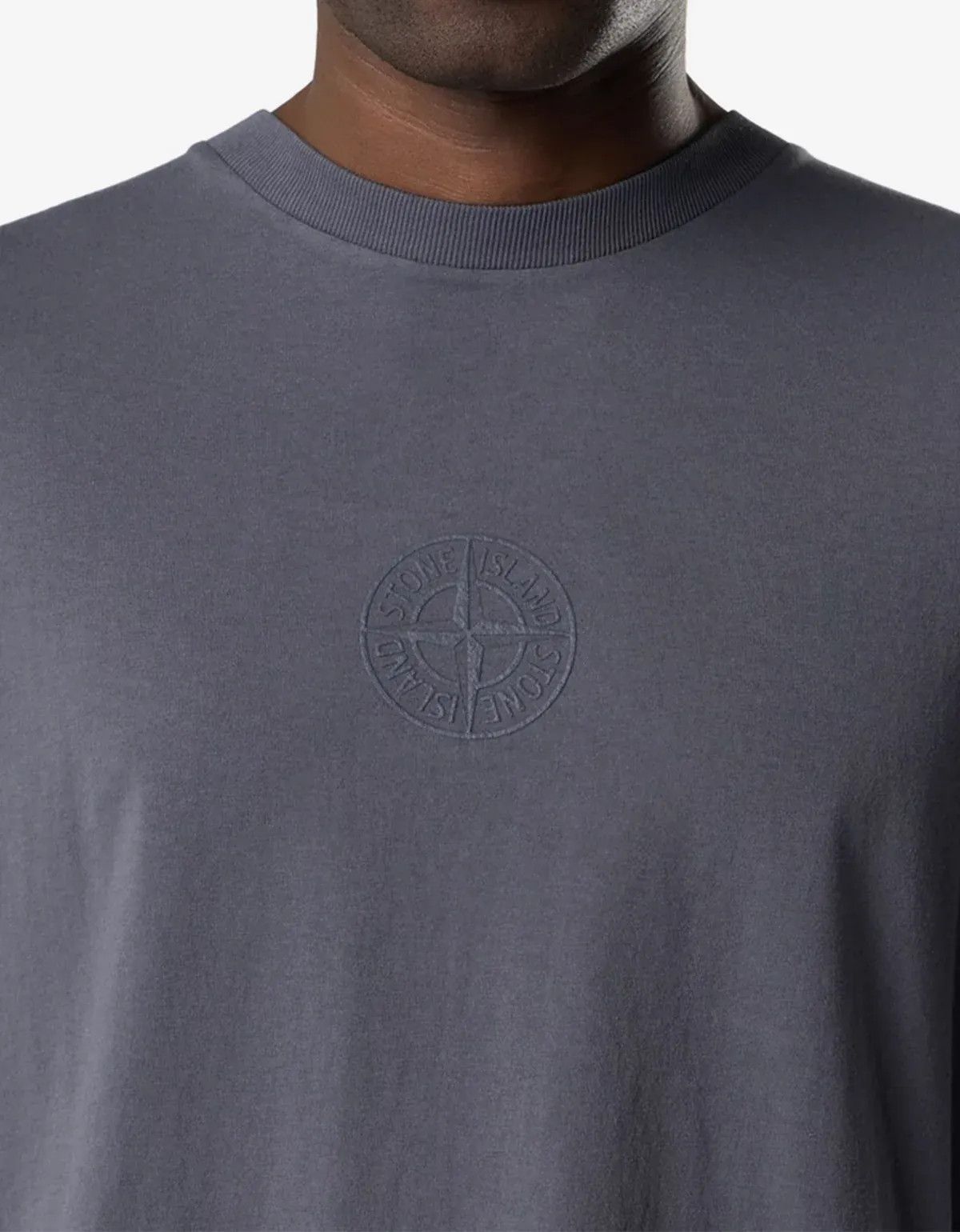 Stone Island Stone Island Blue Grey Camo Compass T-Shirt Size US M / EU 48-50 / 2 - 3 Thumbnail