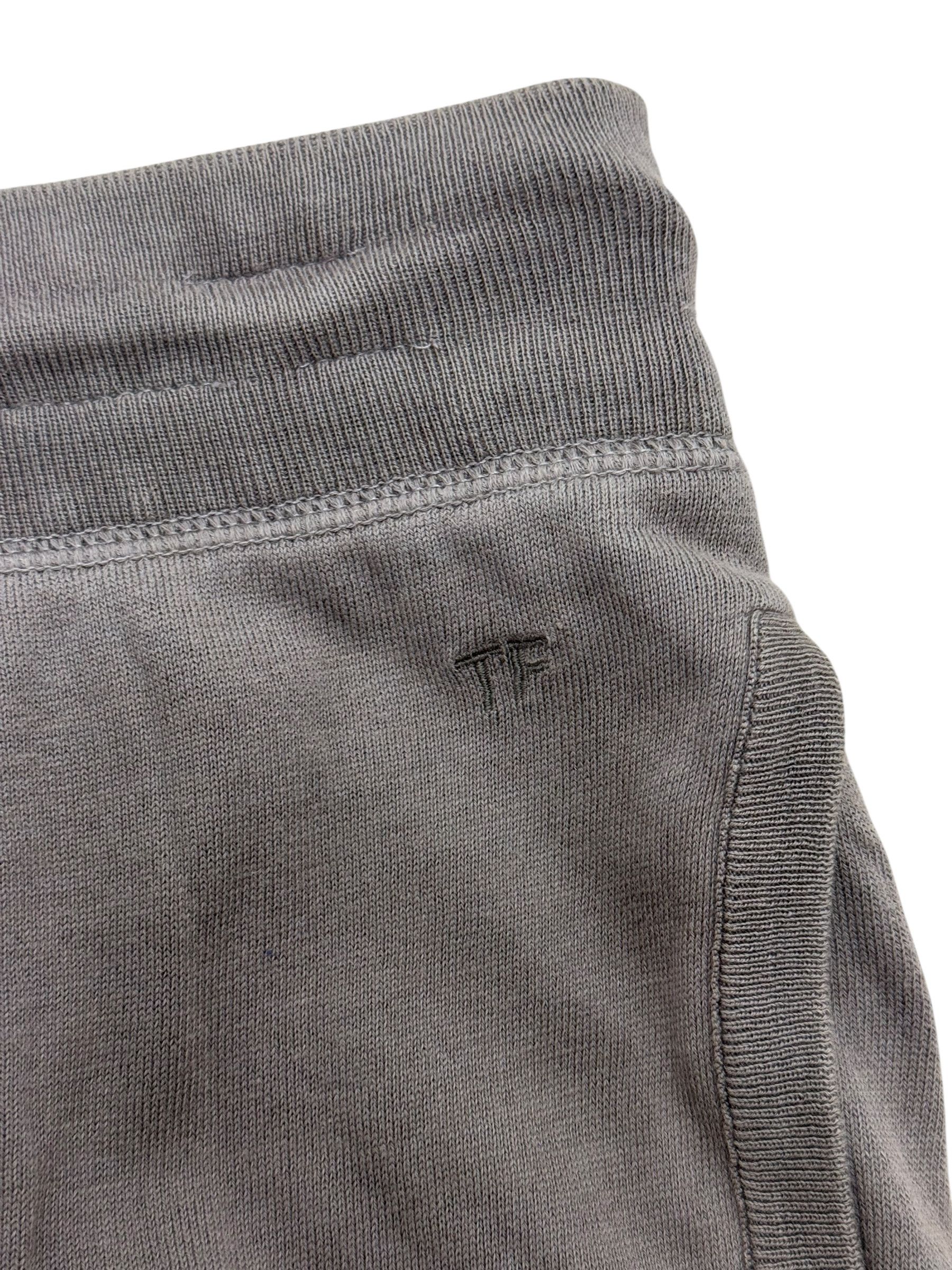 Tom Ford Tom Ford Grey Mens Embroidered Logo Sweatpants Size US 34 / EU 50 - 3 Thumbnail