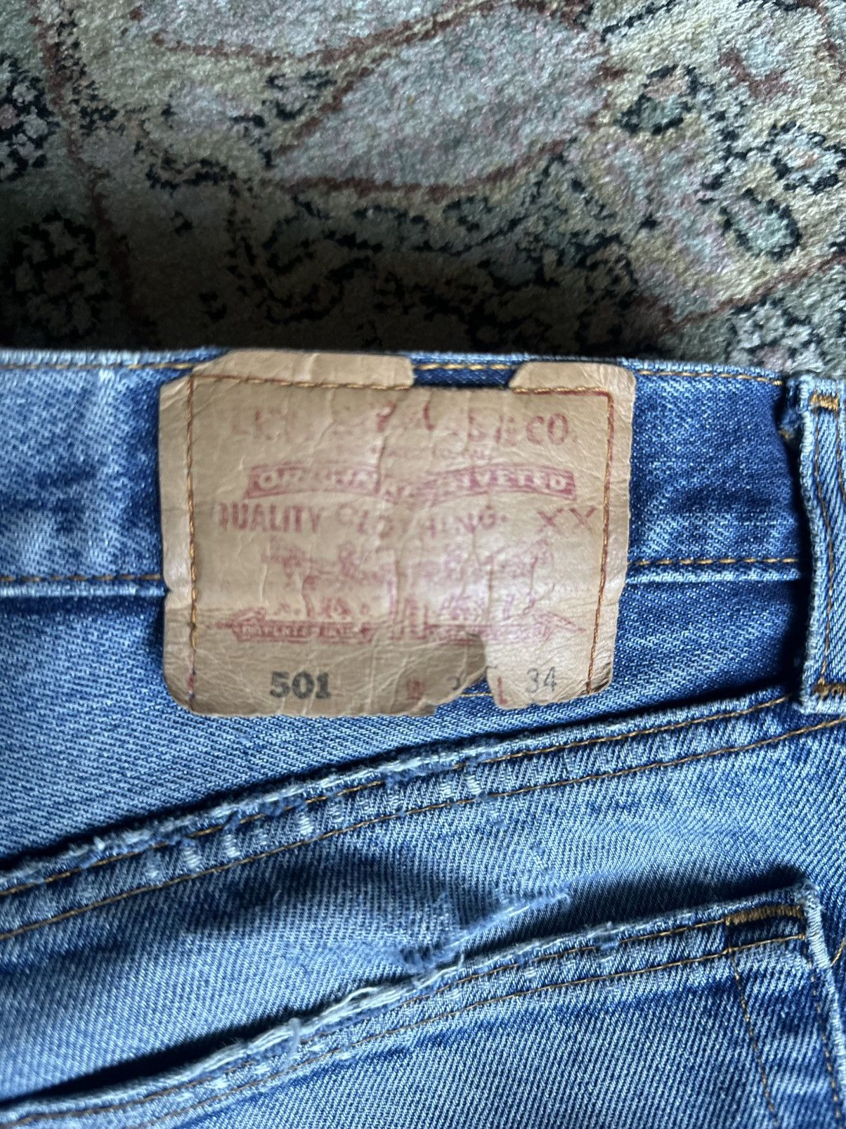 Levi's Vintage Clothing Levi’s 501 Jeans 1990s Size US 32 / EU 48 - 3 Thumbnail