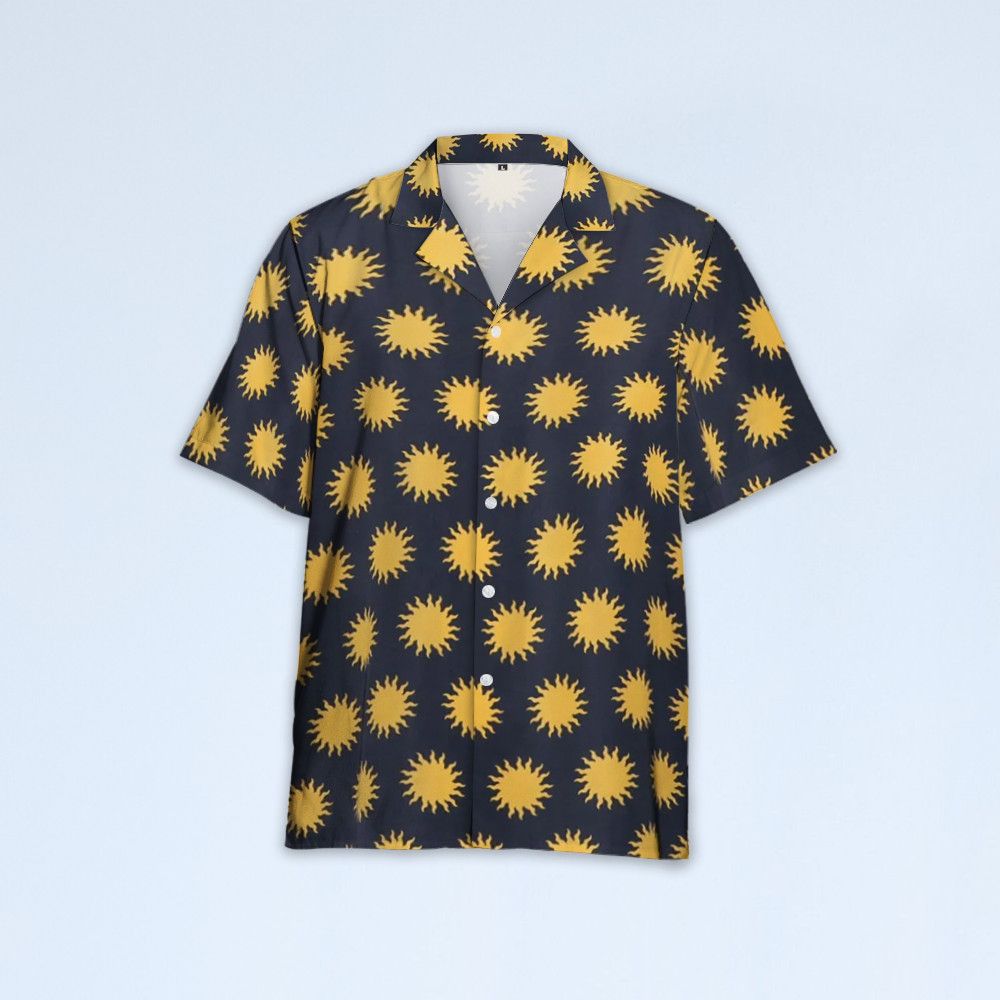 Designer Night Sun Short-Sleeve Shirt – Sunset-Inspired Shirt Size US S / EU 44-46 / 1 - 4 Thumbnail