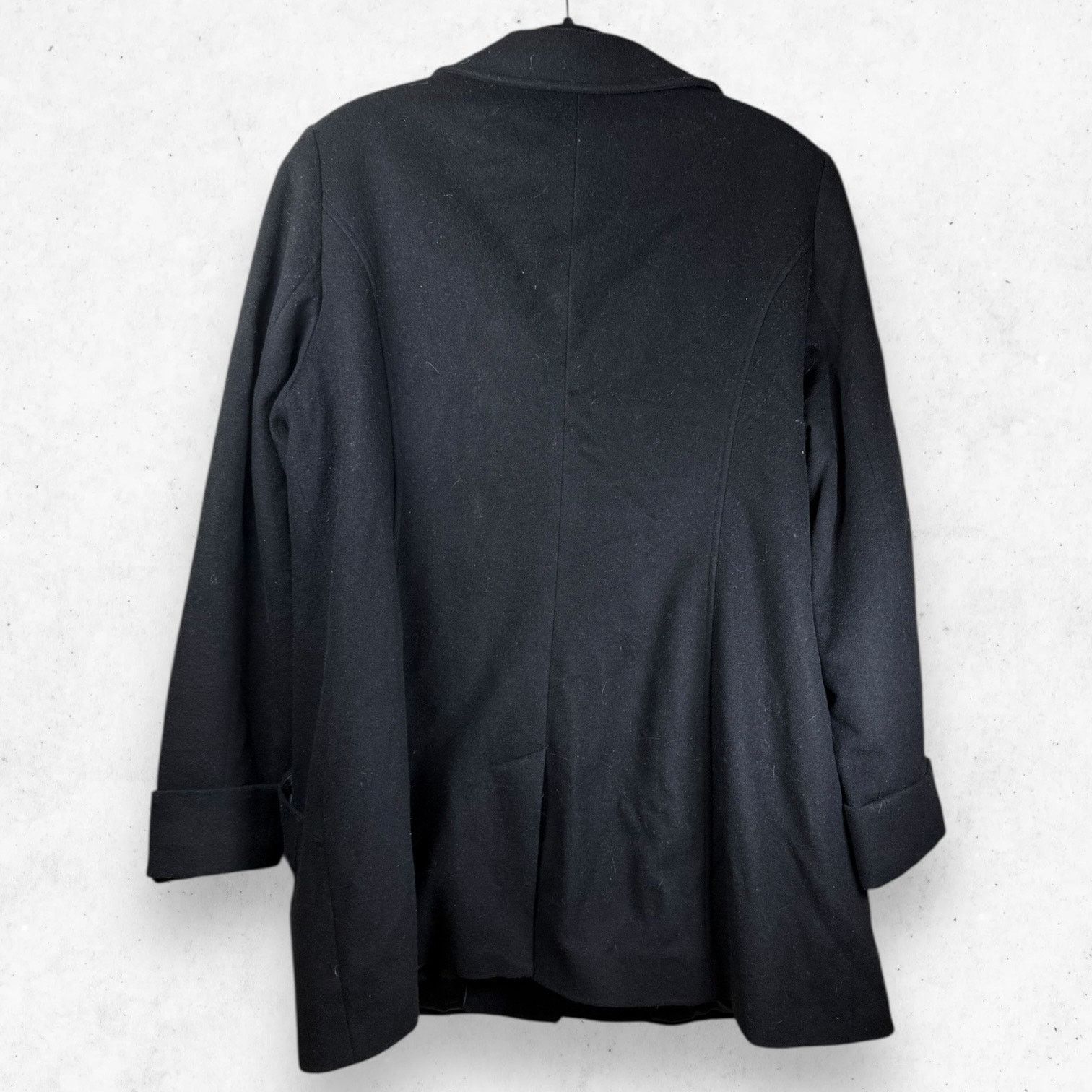 Other Kristen Blake Black Fine Australian Wool Blend Coat Size XXL Size XXL / US 16-18 / IT 52-54 - 2 Thumbnail
