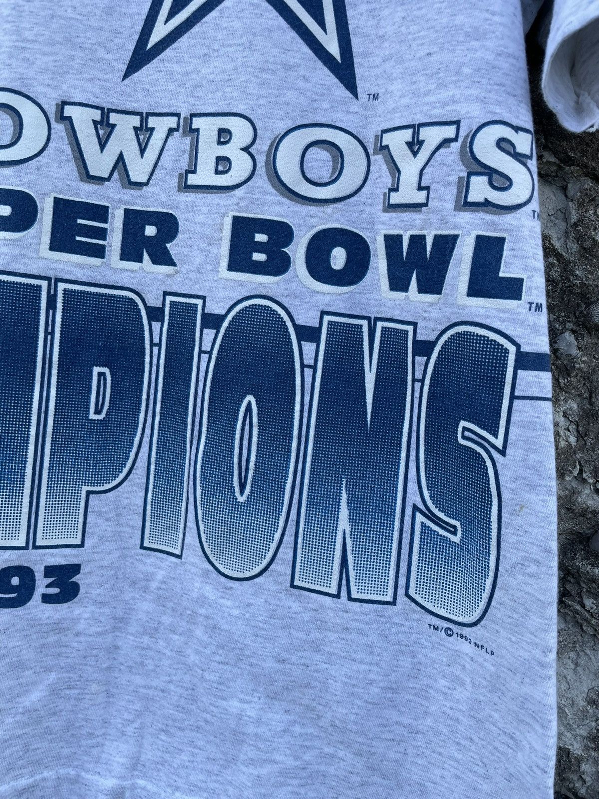 NFL × Salem Sportswear × Vintage Vintage Salem Sportswear Dallas Cowboys Super Bowl Tee AOP L Size US L / EU 52-54 / 3 - 6 Thumbnail