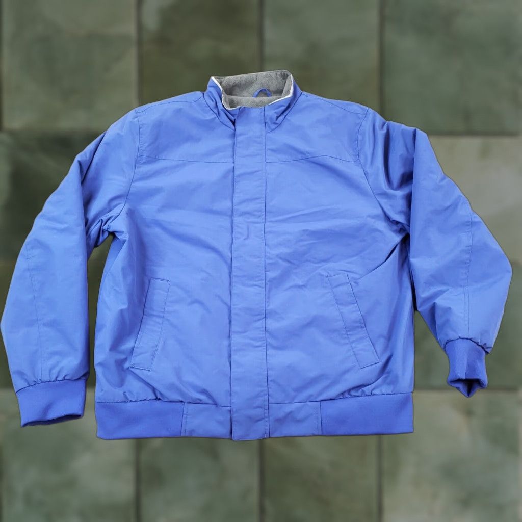 Lands' End Lands End Mens Blue Bomber Jacket Full Zip Winter Softshell Lined Water Resistant Large Size US L / EU 52-54 / 3 - 1 Thumbnail