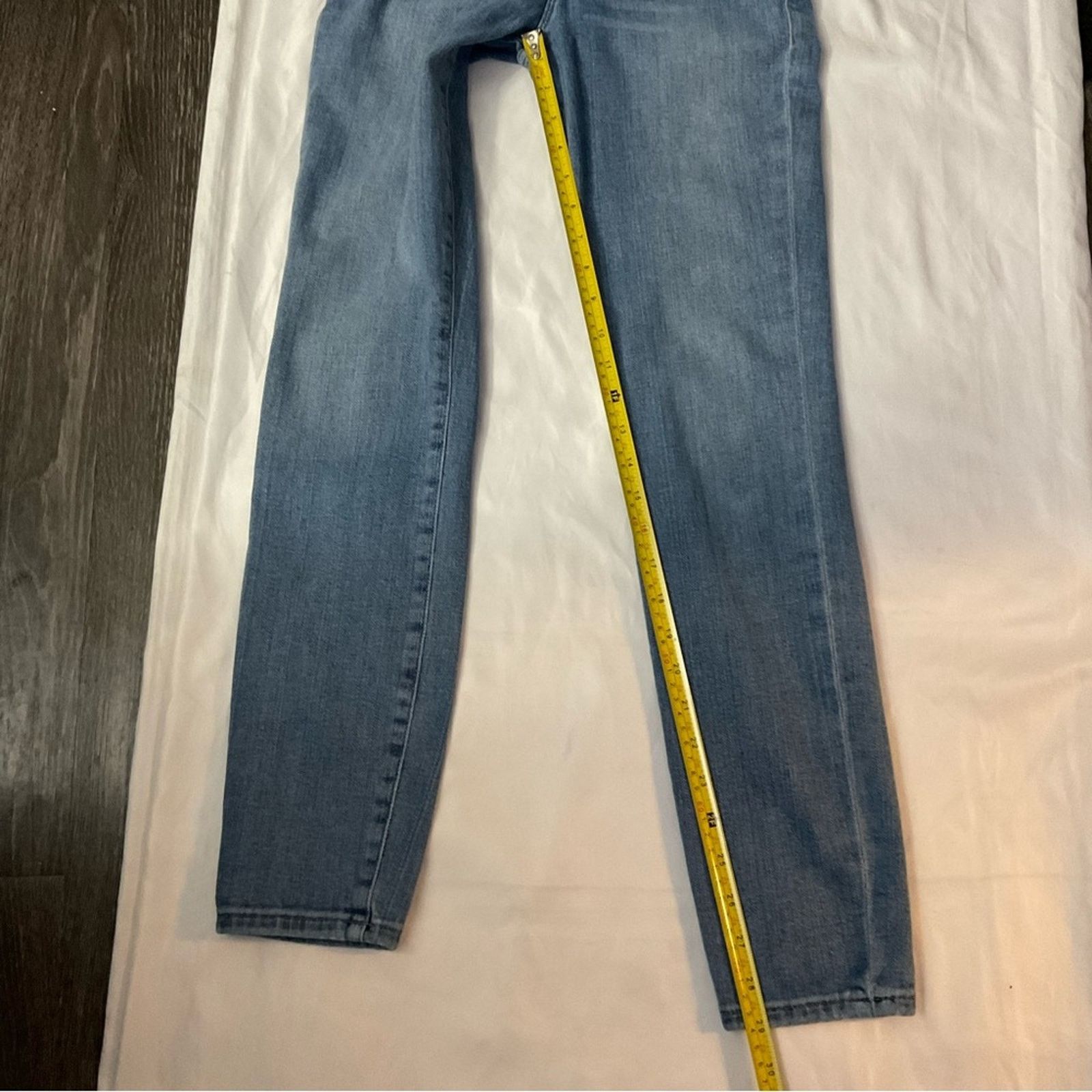 Frame FRAME Denim Le High Skinny Blue Jean 27 Size 27" / US 4 / IT 40 - 7 Thumbnail