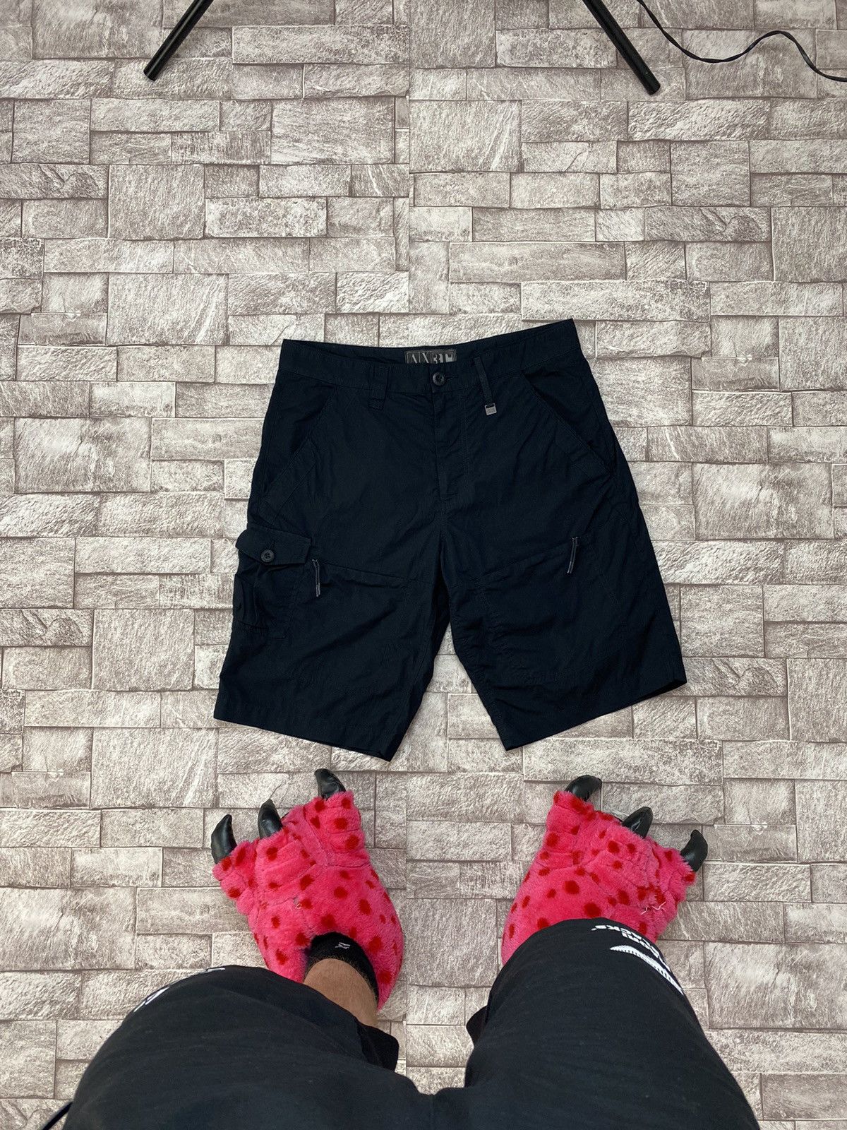 Armani Exchange × Band Tees Armani Cargo Shorts pants Silver Logo 31 by Kanye West Size US 31 - 1 Thumbnail
