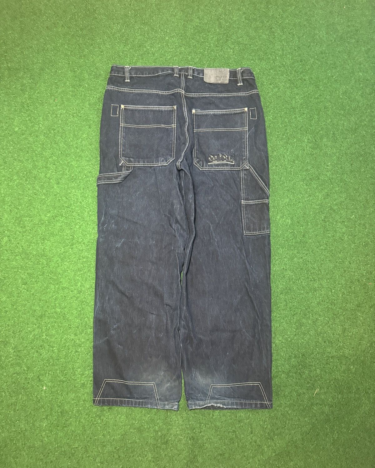 Southpole Vtg Y2K SouthPole Carpenter Baggy Hip Hop Skater Jeans 41x32 Size US 41 - 1 Thumbnail